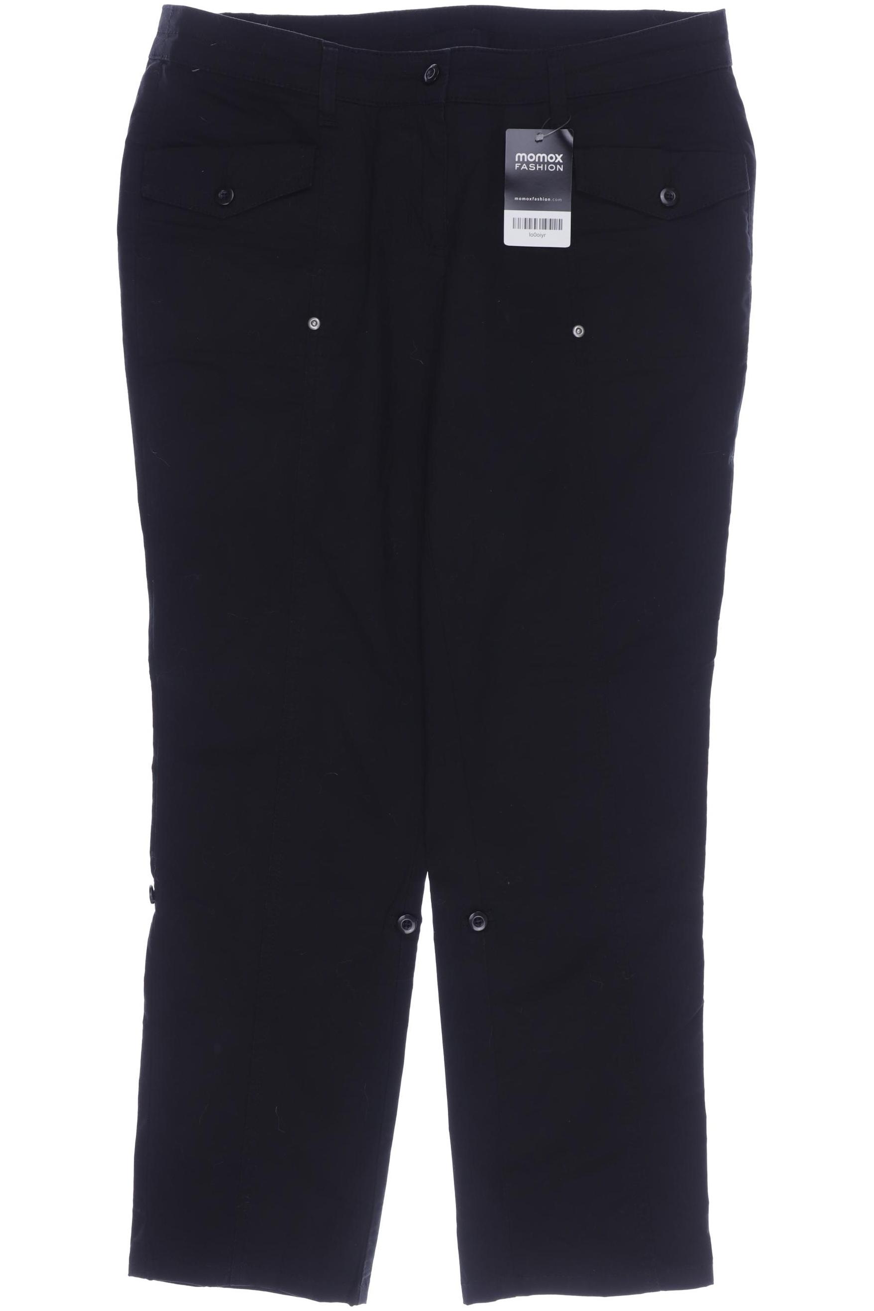 

sheego Damen Stoffhose, schwarz