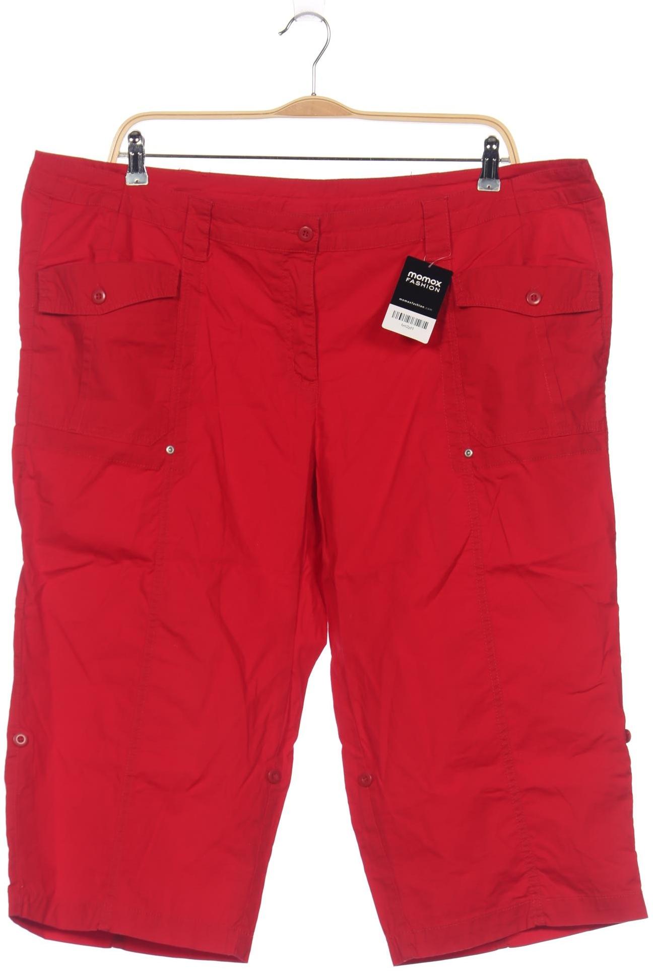 

sheego Damen Stoffhose, rot, Gr. 44