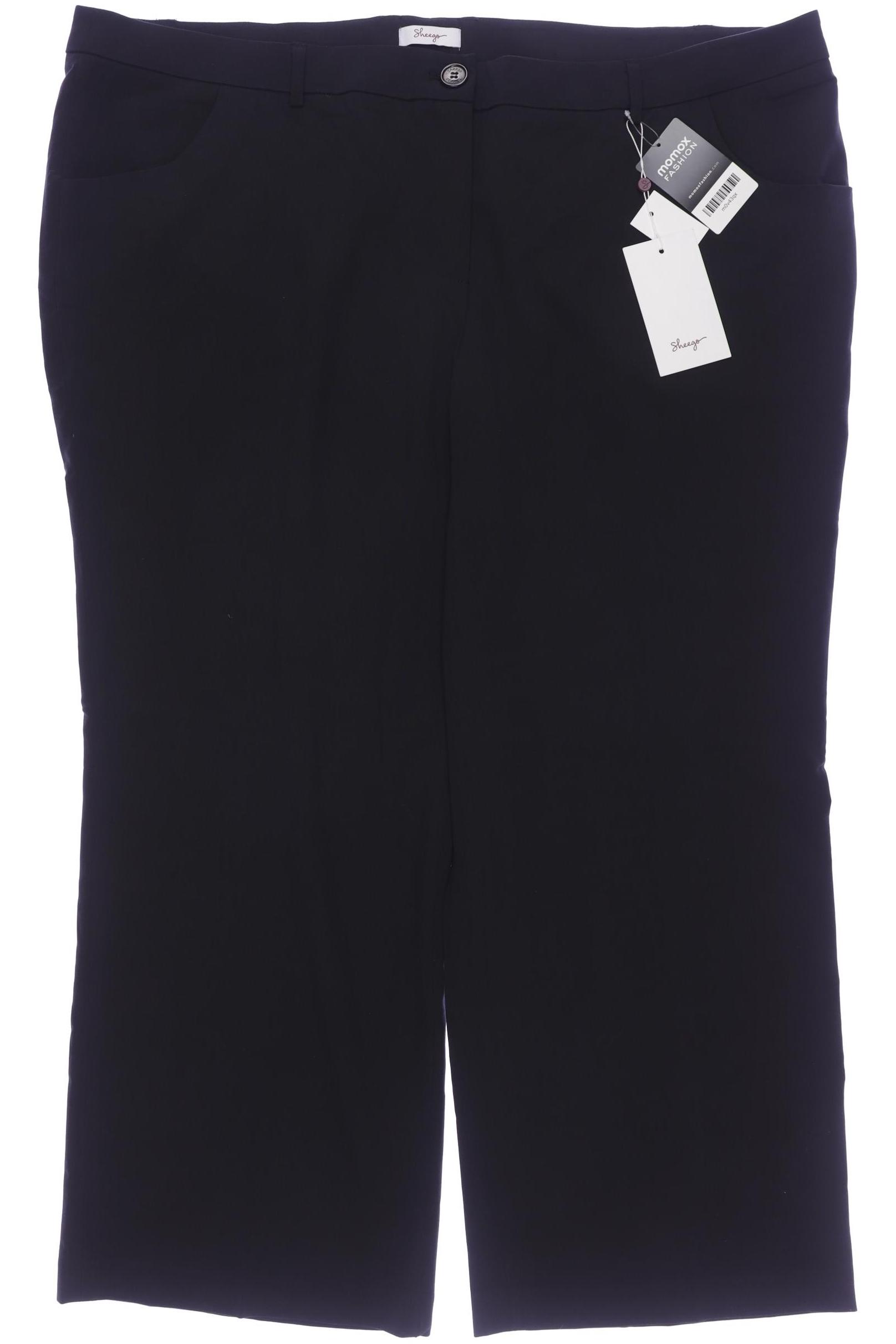 

sheego Damen Stoffhose, schwarz, Gr. 27