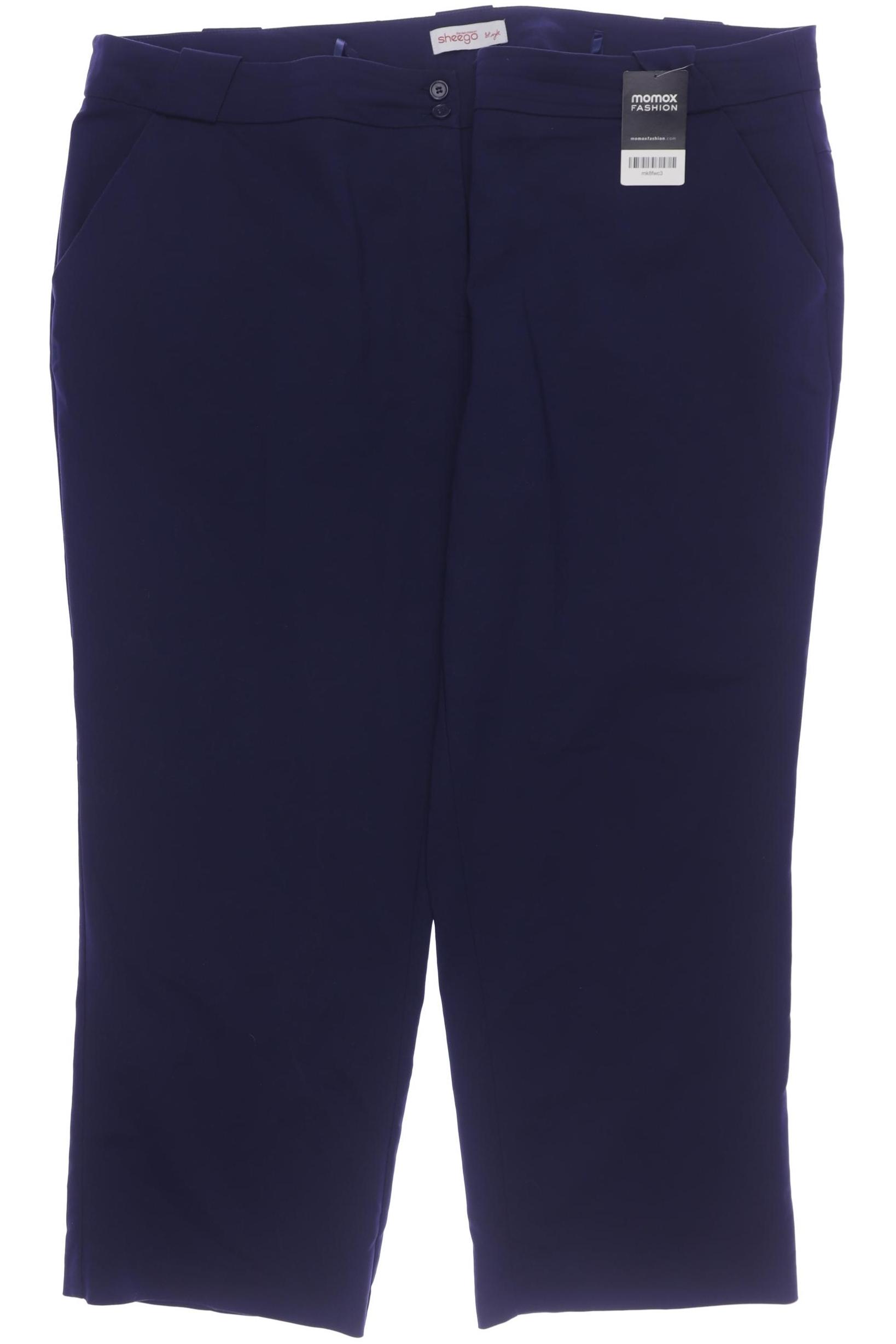 

sheego Damen Stoffhose, marineblau, Gr. 54