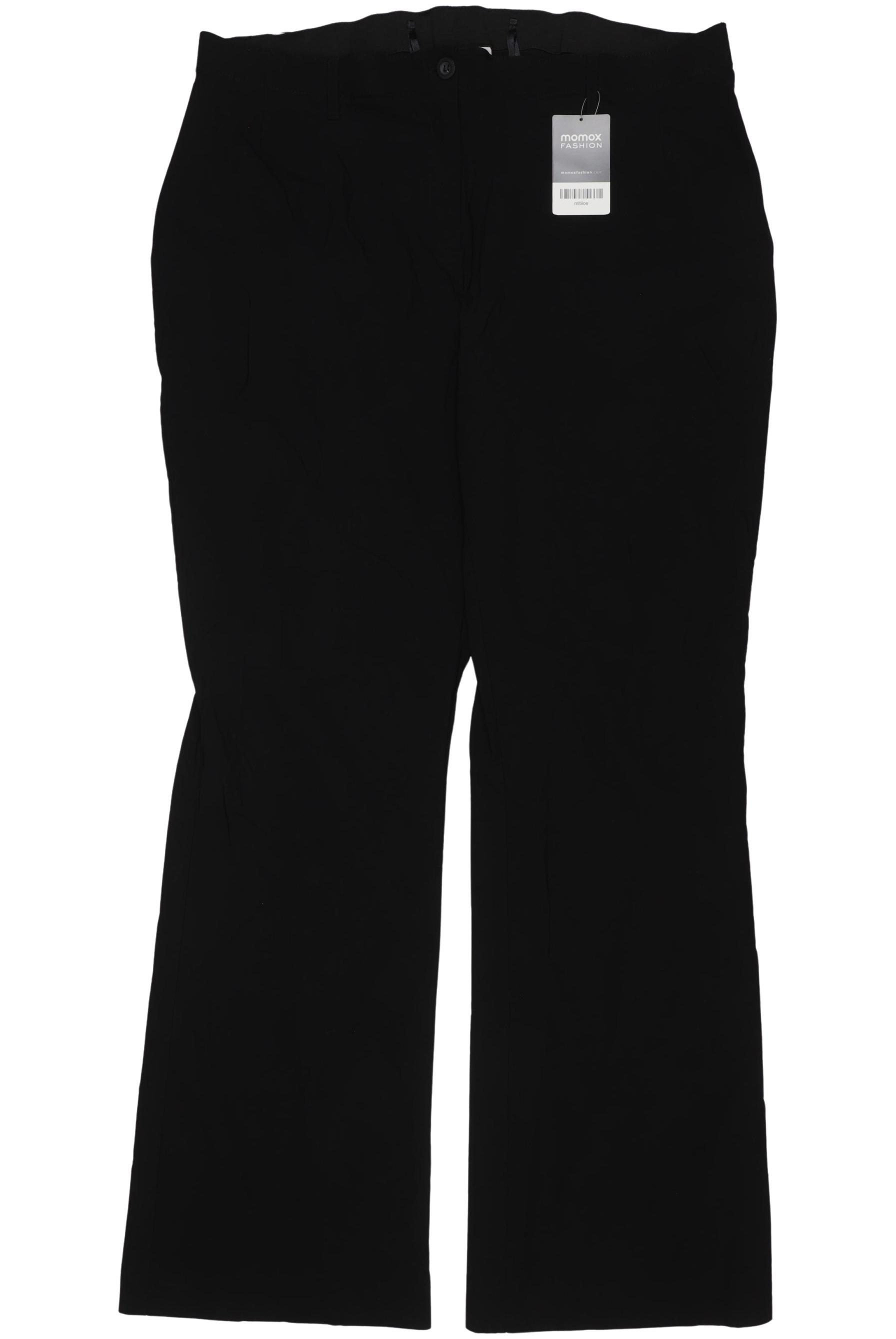 

sheego Damen Stoffhose, schwarz, Gr. 100