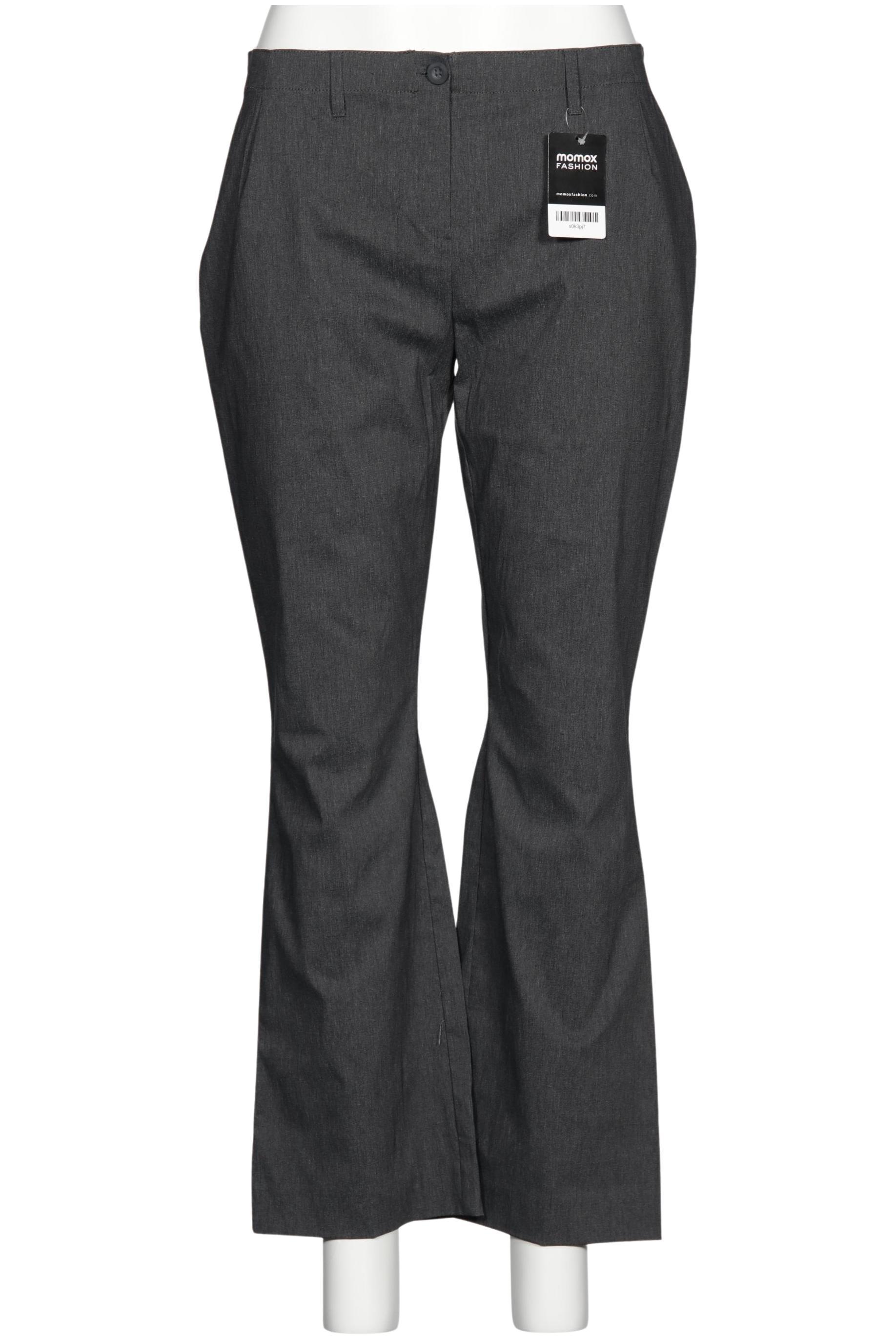 

sheego Damen Stoffhose, grau, Gr. 23