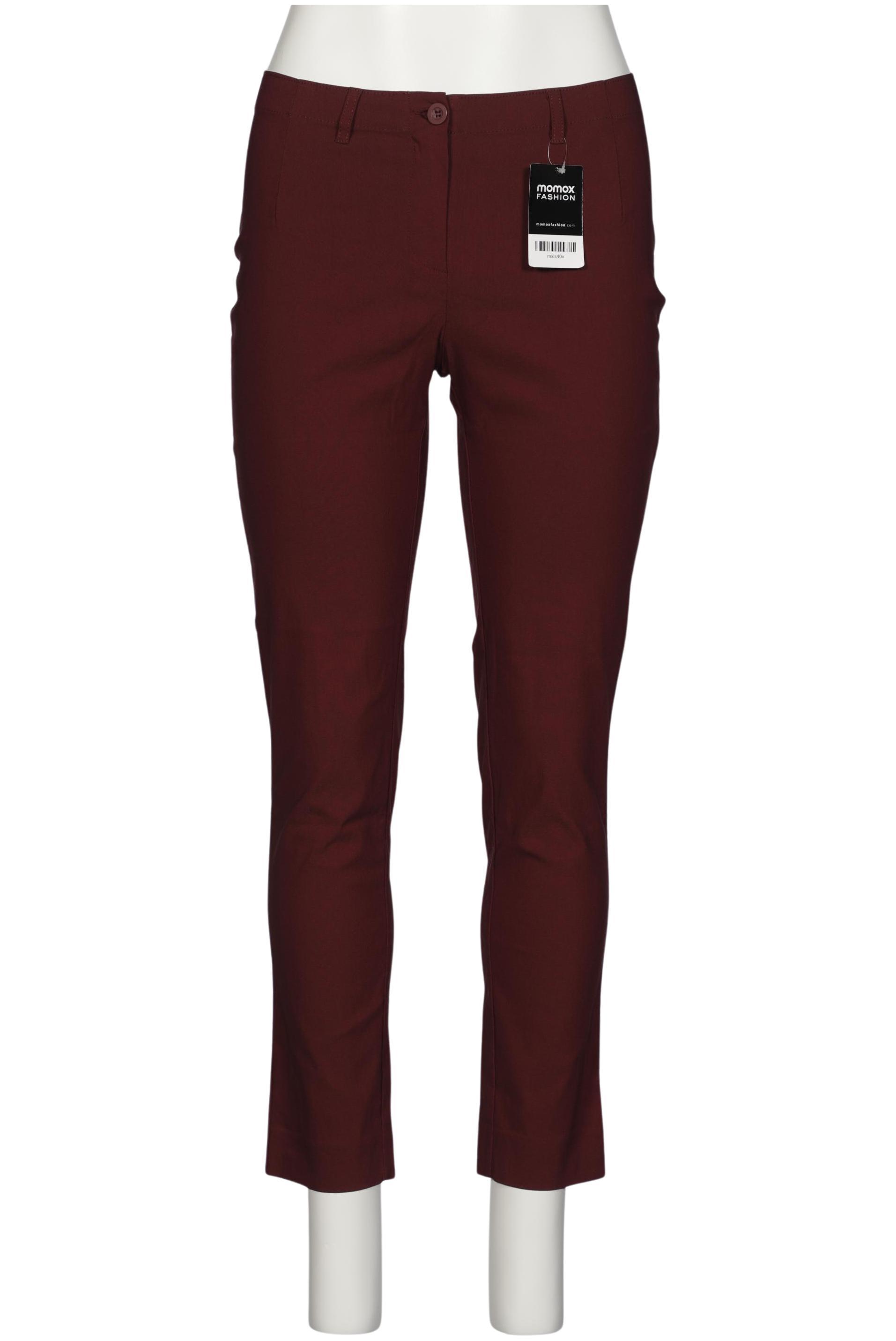 

sheego Damen Stoffhose, bordeaux, Gr. 42