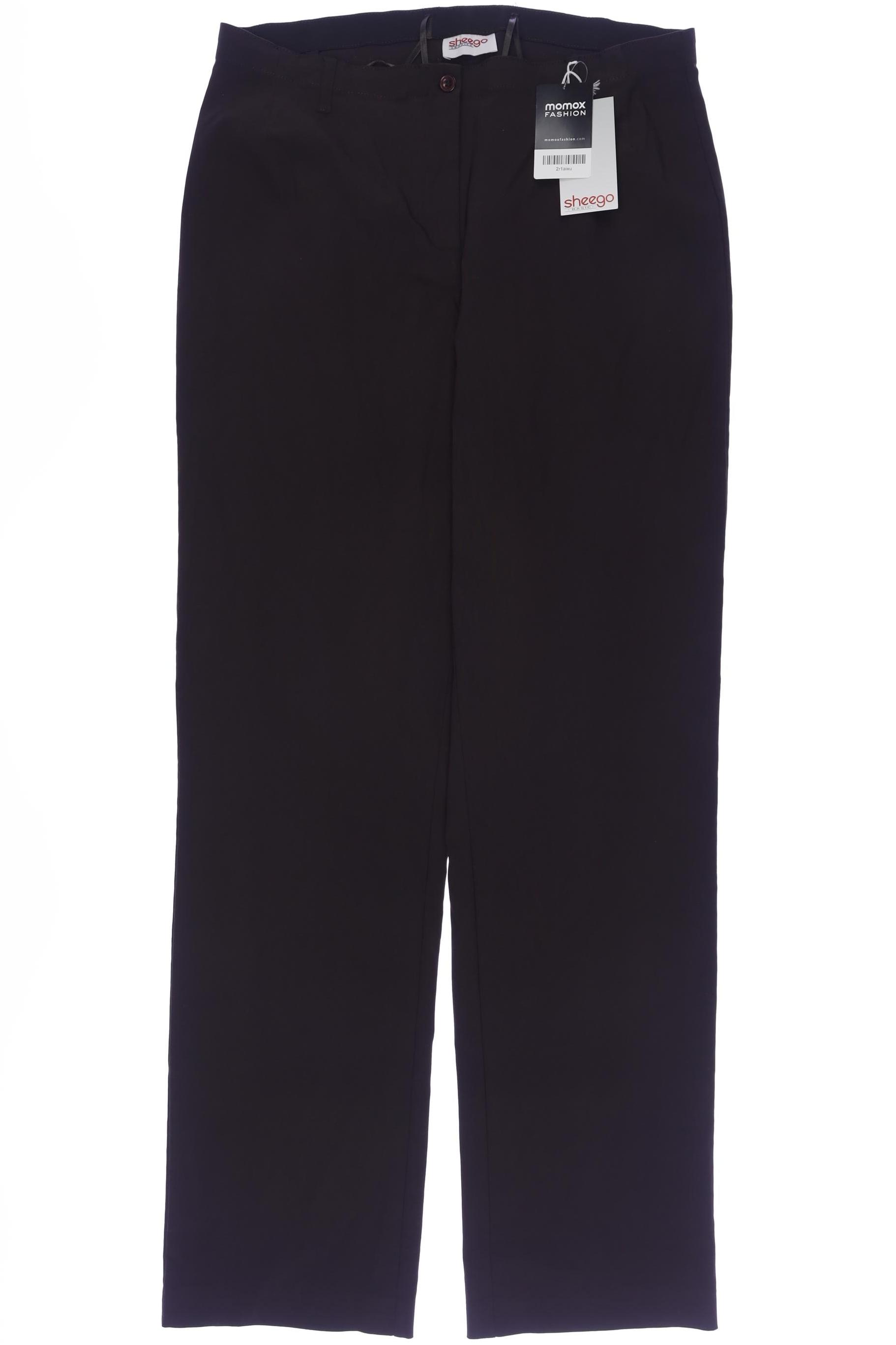 

sheego Damen Stoffhose, braun, Gr. 92