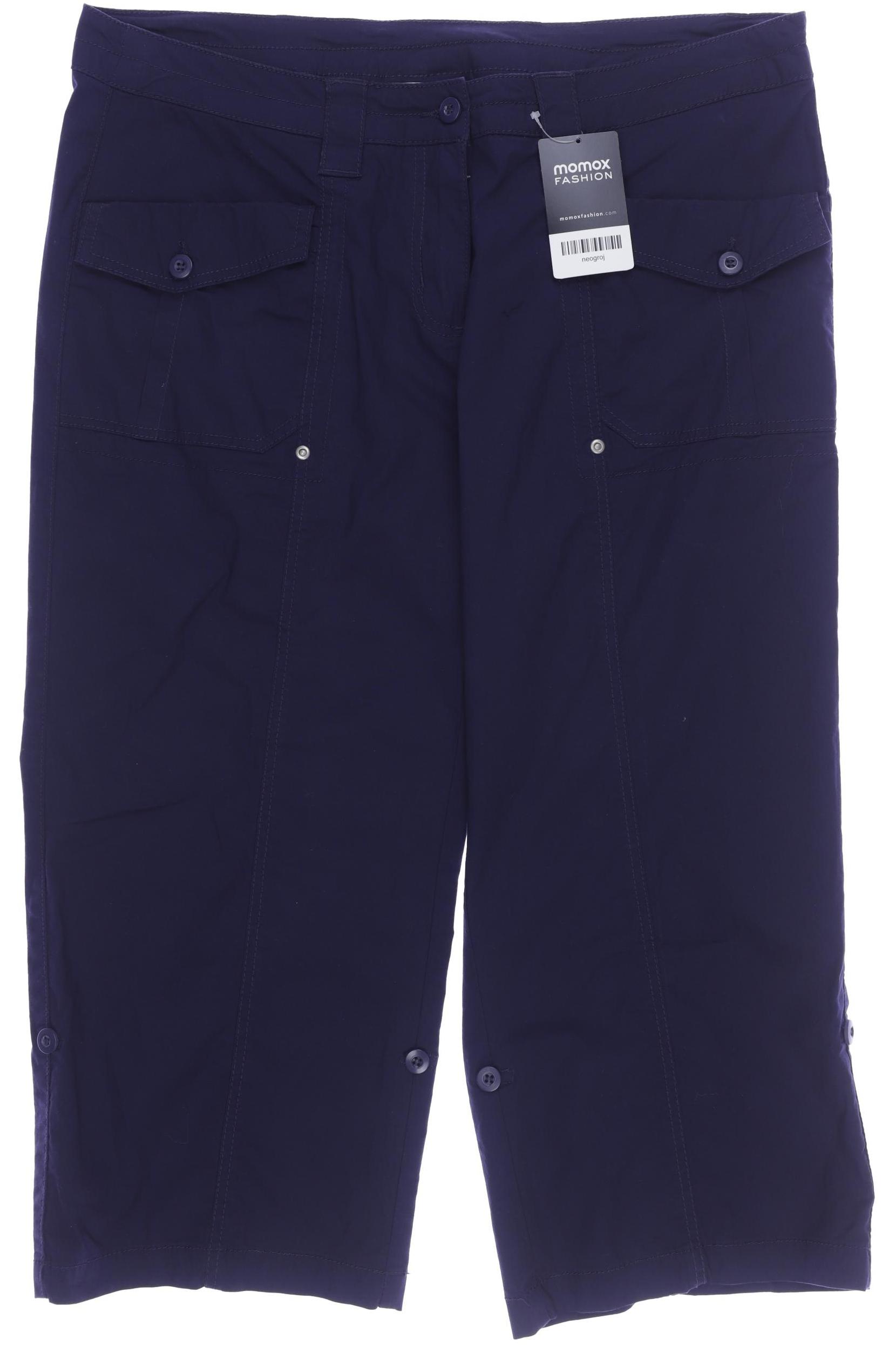 

sheego Damen Stoffhose, marineblau, Gr. 44
