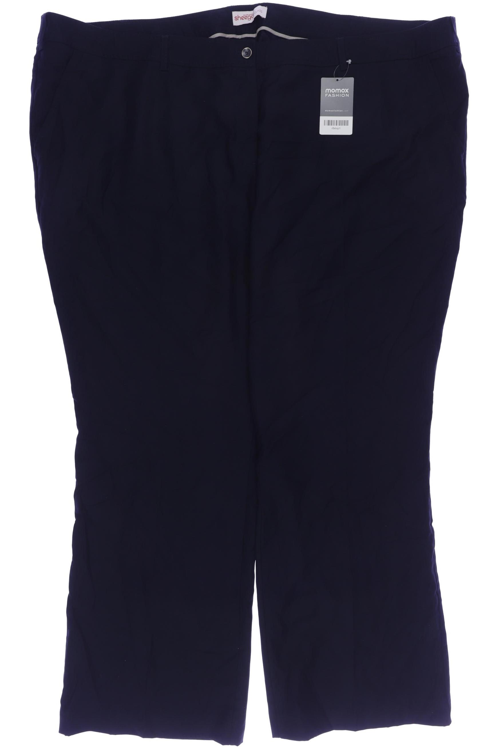 

sheego Damen Stoffhose, marineblau, Gr. 44