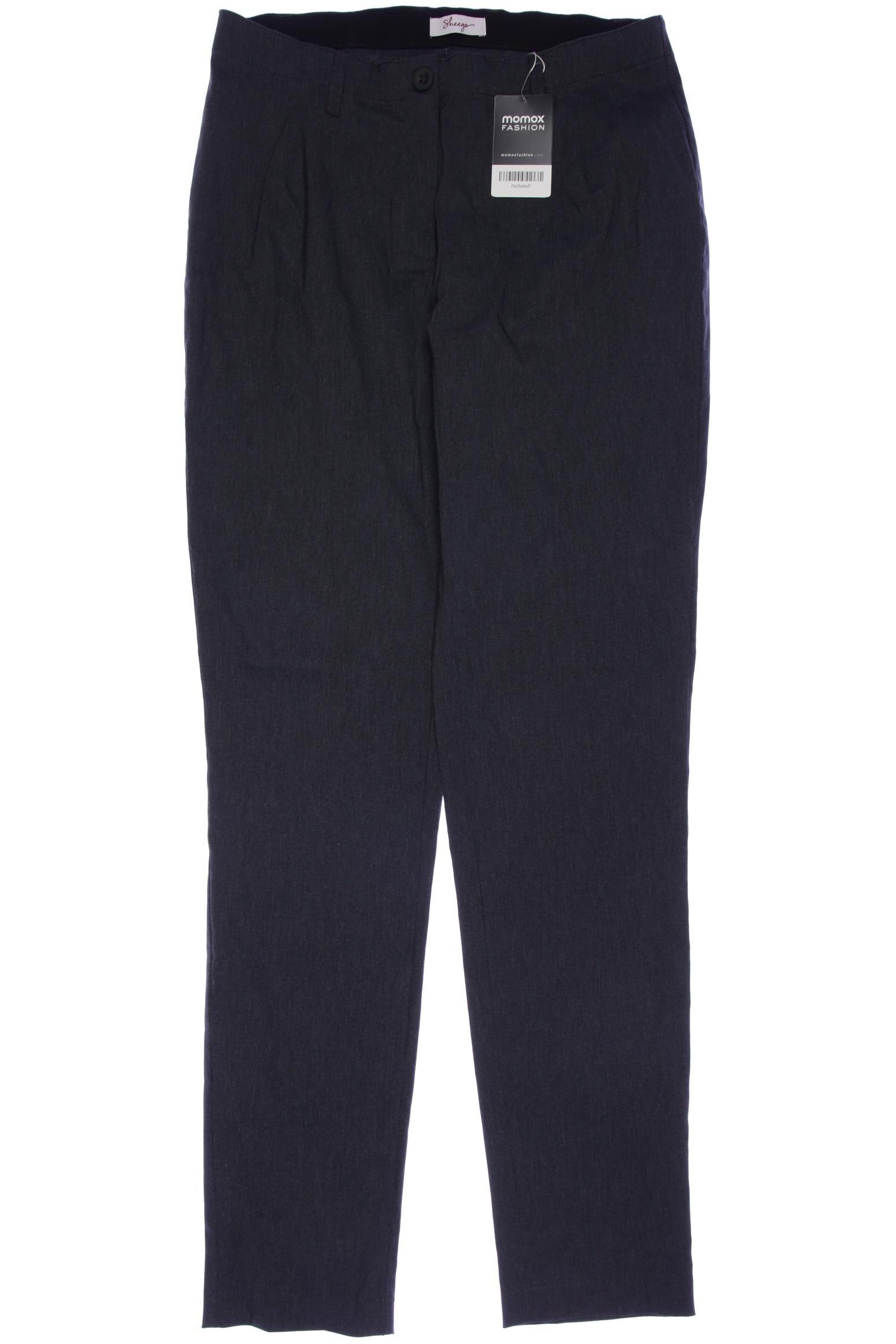 

sheego Damen Stoffhose, grau, Gr. 84