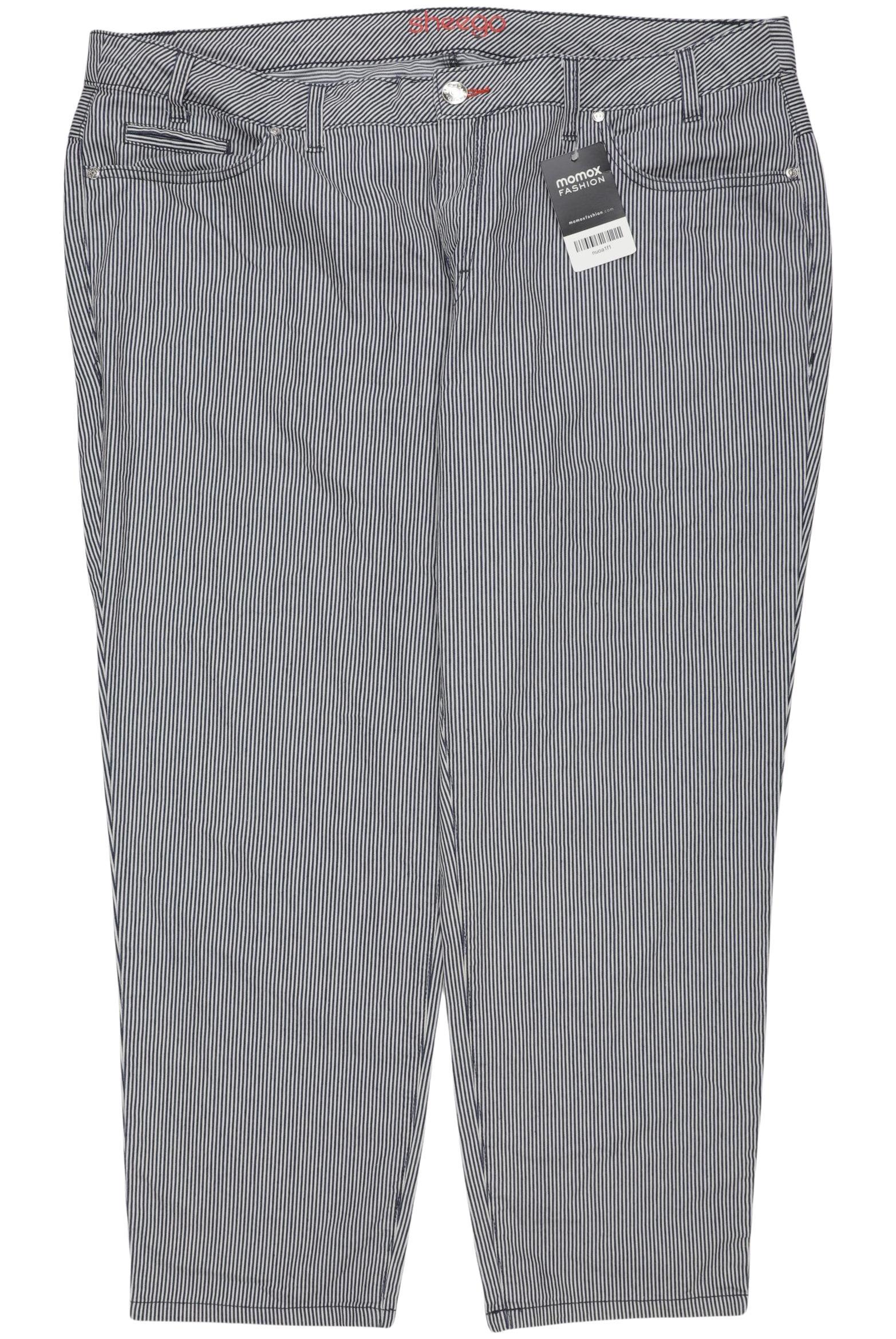 

sheego Damen Stoffhose, grau, Gr. 50