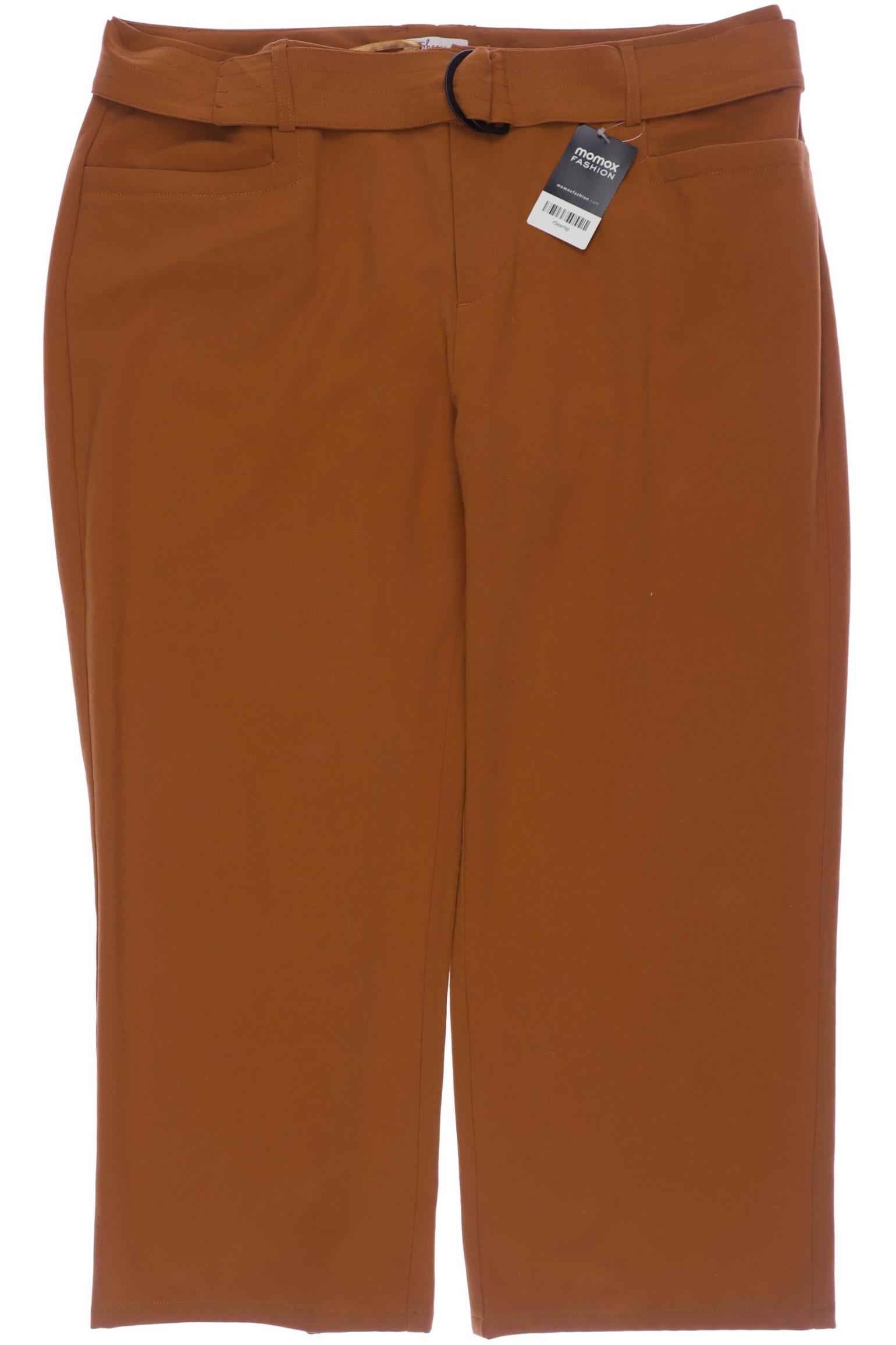 

sheego Damen Stoffhose, orange, Gr. 48