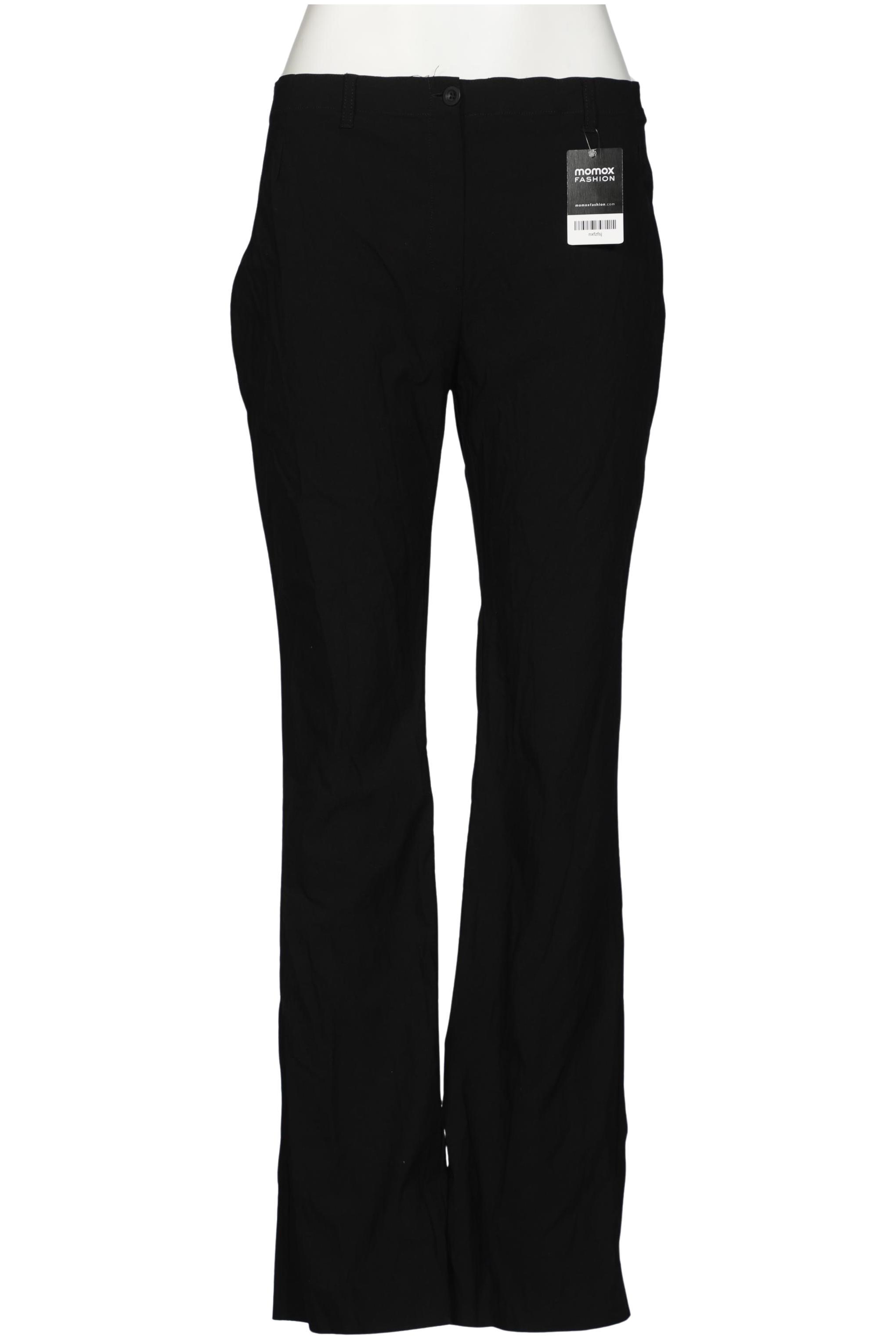 

sheego Damen Stoffhose, schwarz, Gr. 92