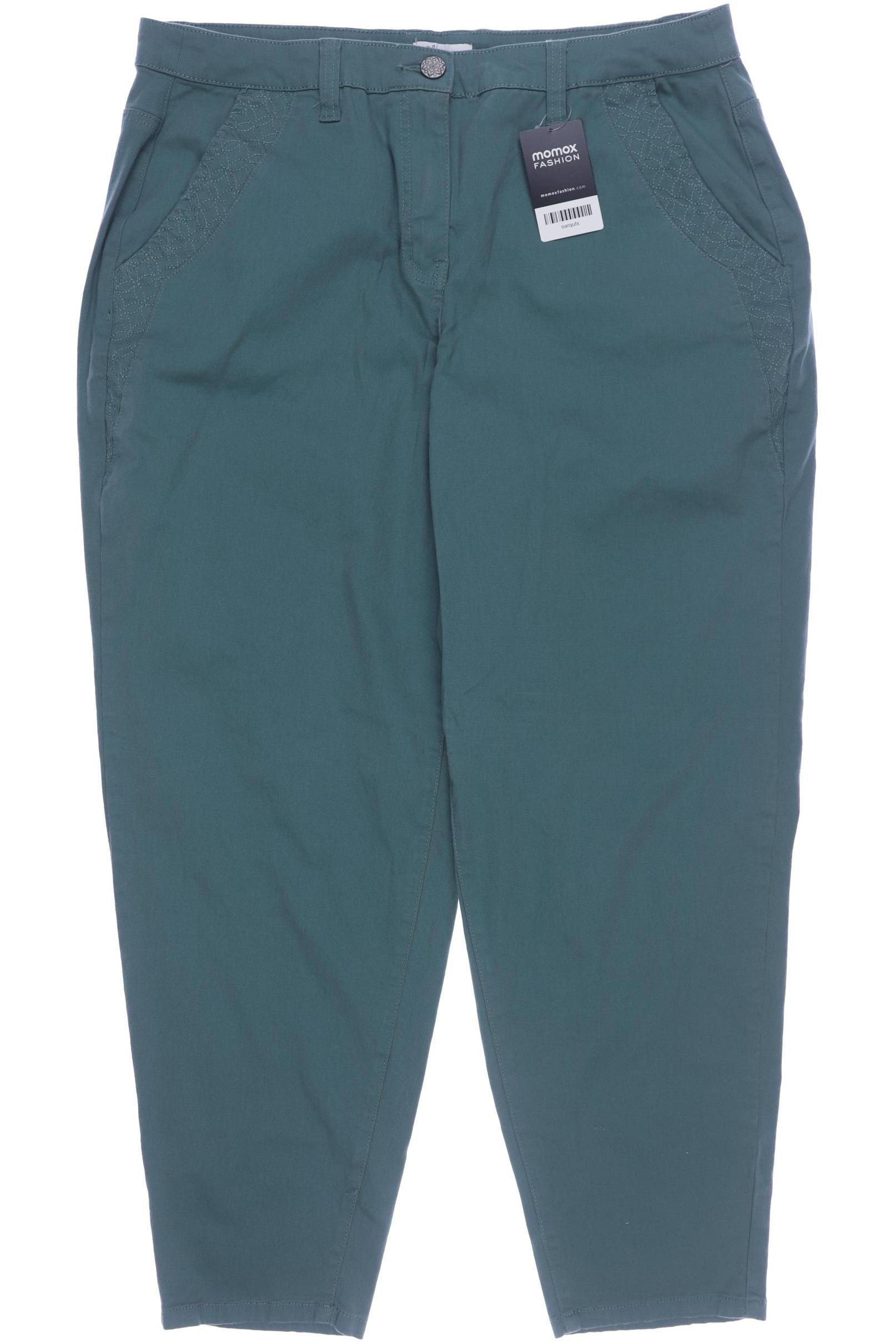 

sheego Damen Stoffhose, türkis