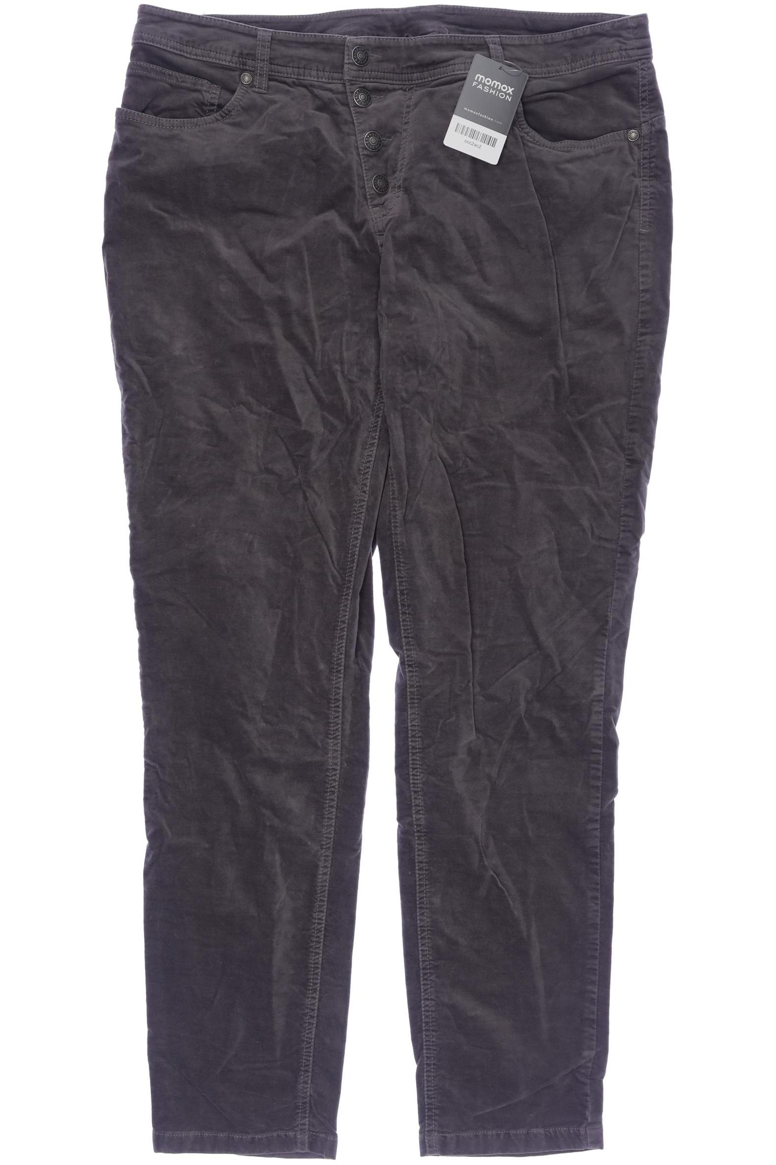 

sheego Damen Stoffhose, grau, Gr. 46