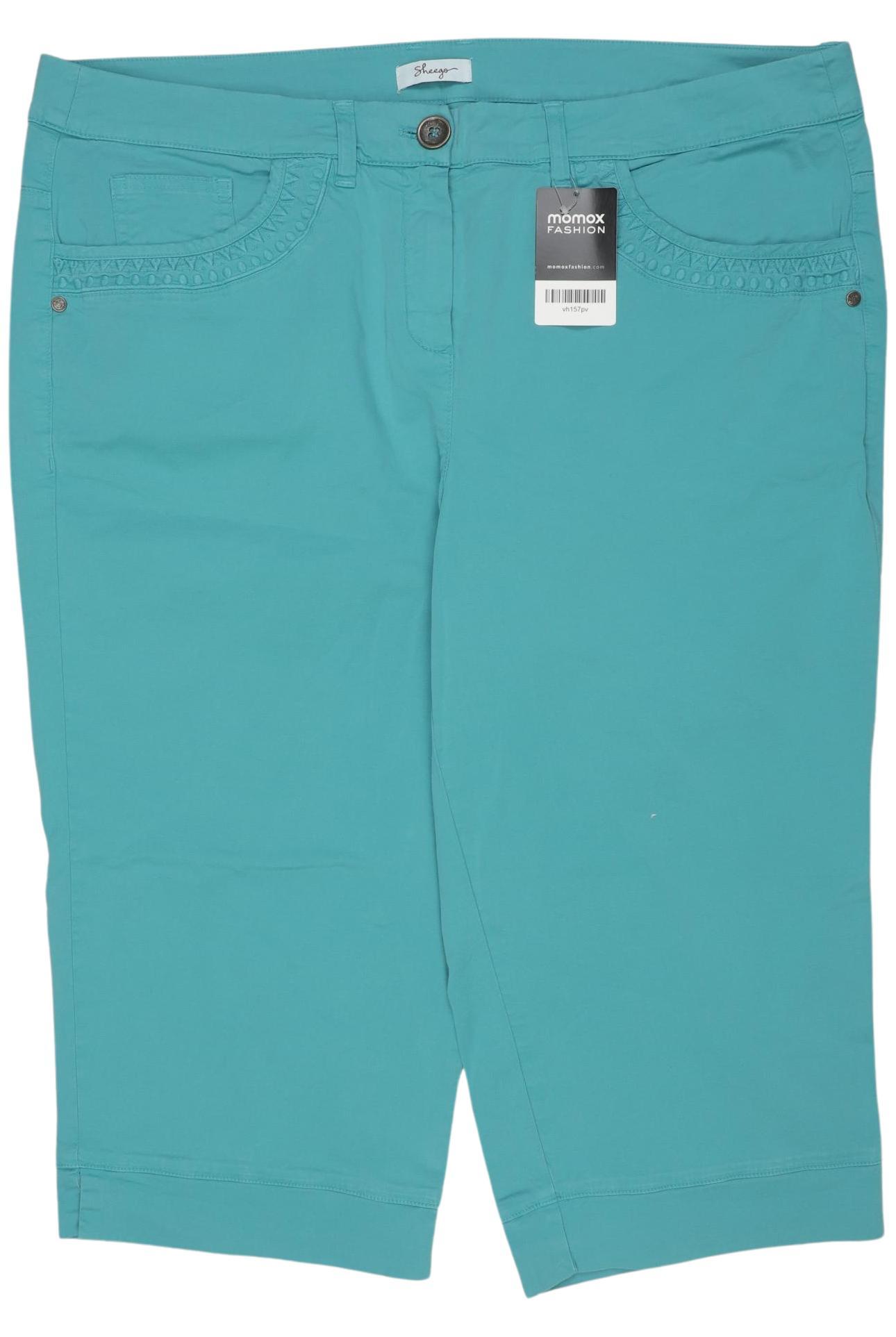 

sheego Damen Stoffhose, blau, Gr. 48