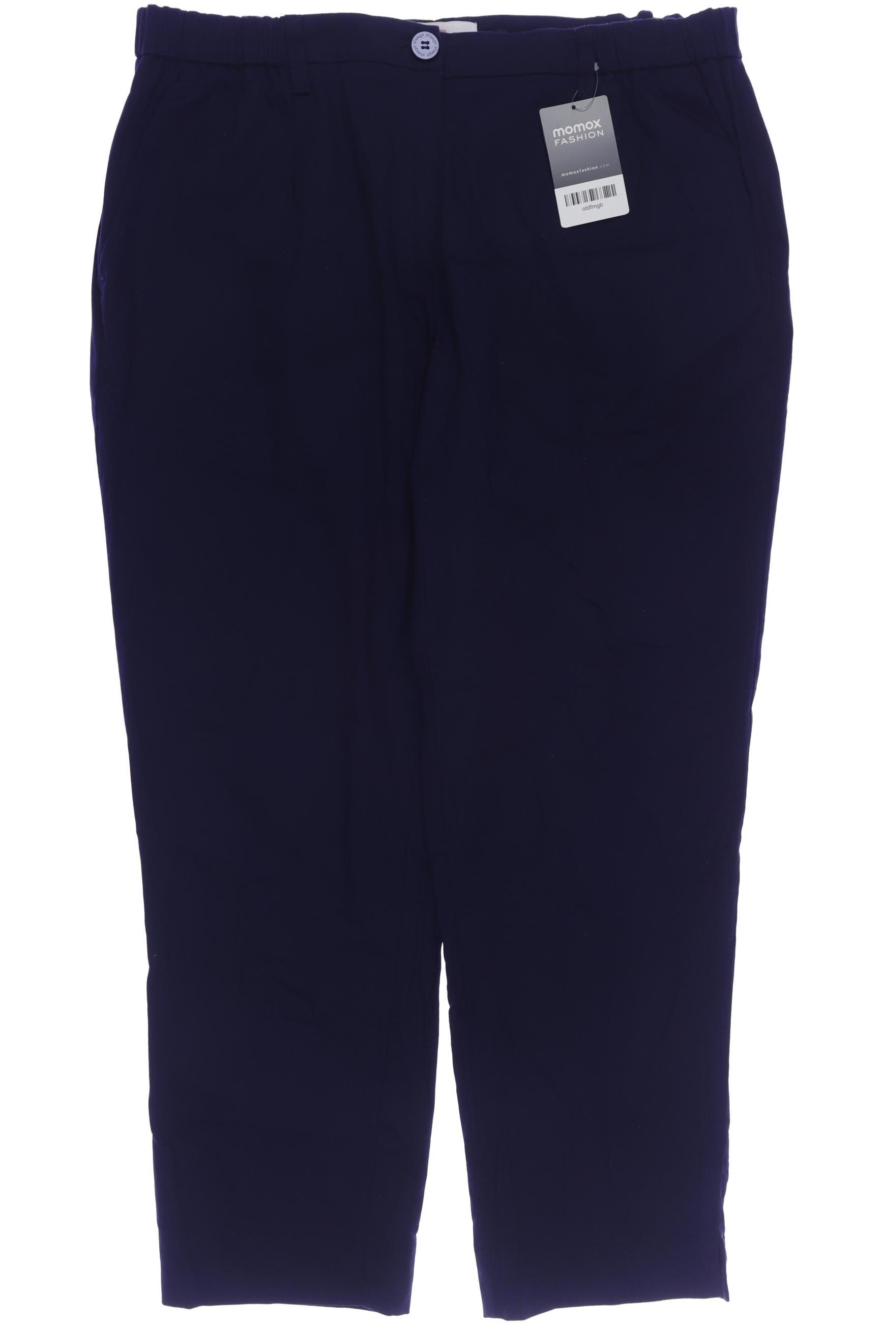 

sheego Damen Stoffhose, marineblau, Gr. 46