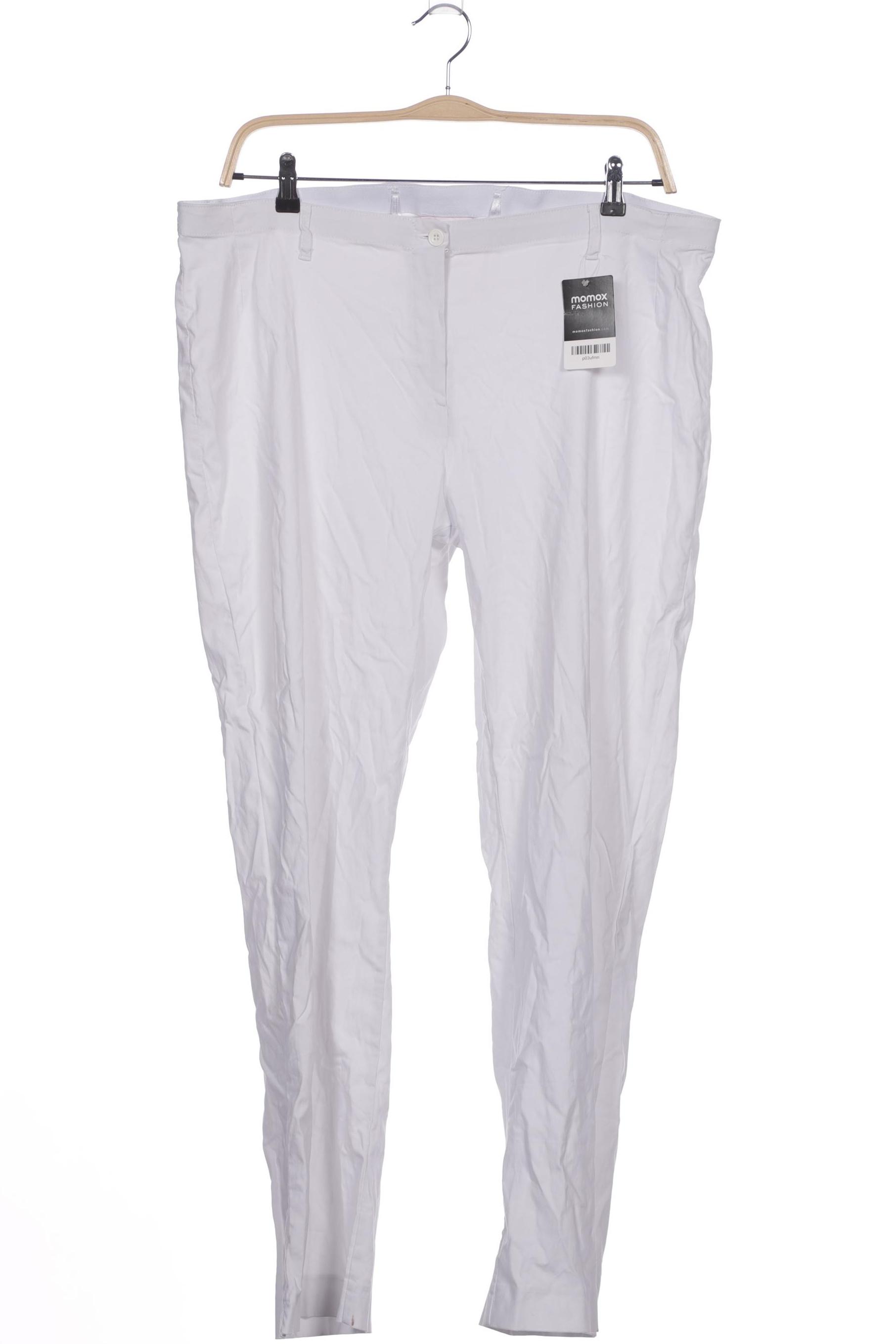 

sheego Damen Stoffhose, weiß, Gr. 40