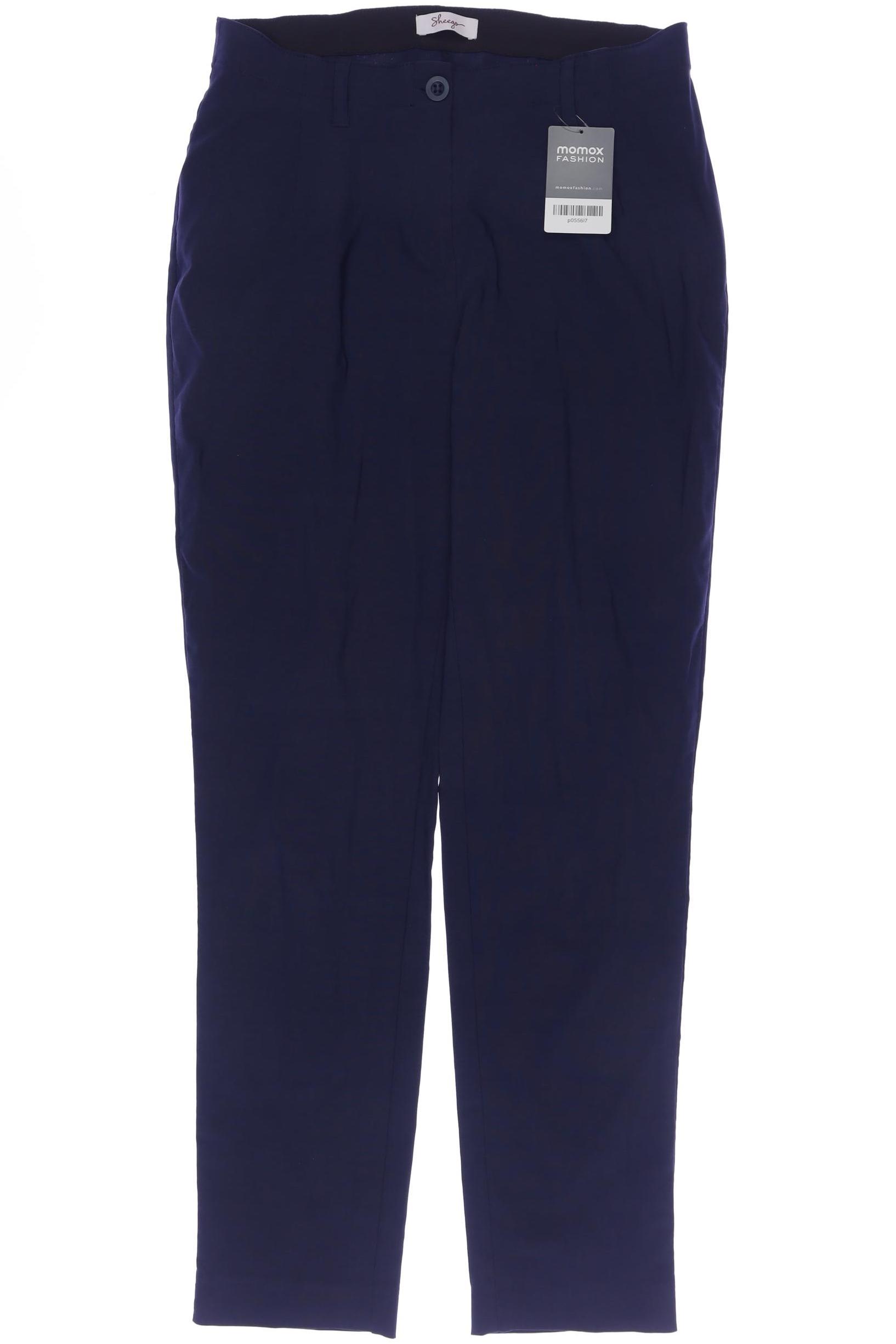 

sheego Damen Stoffhose, marineblau, Gr. 40