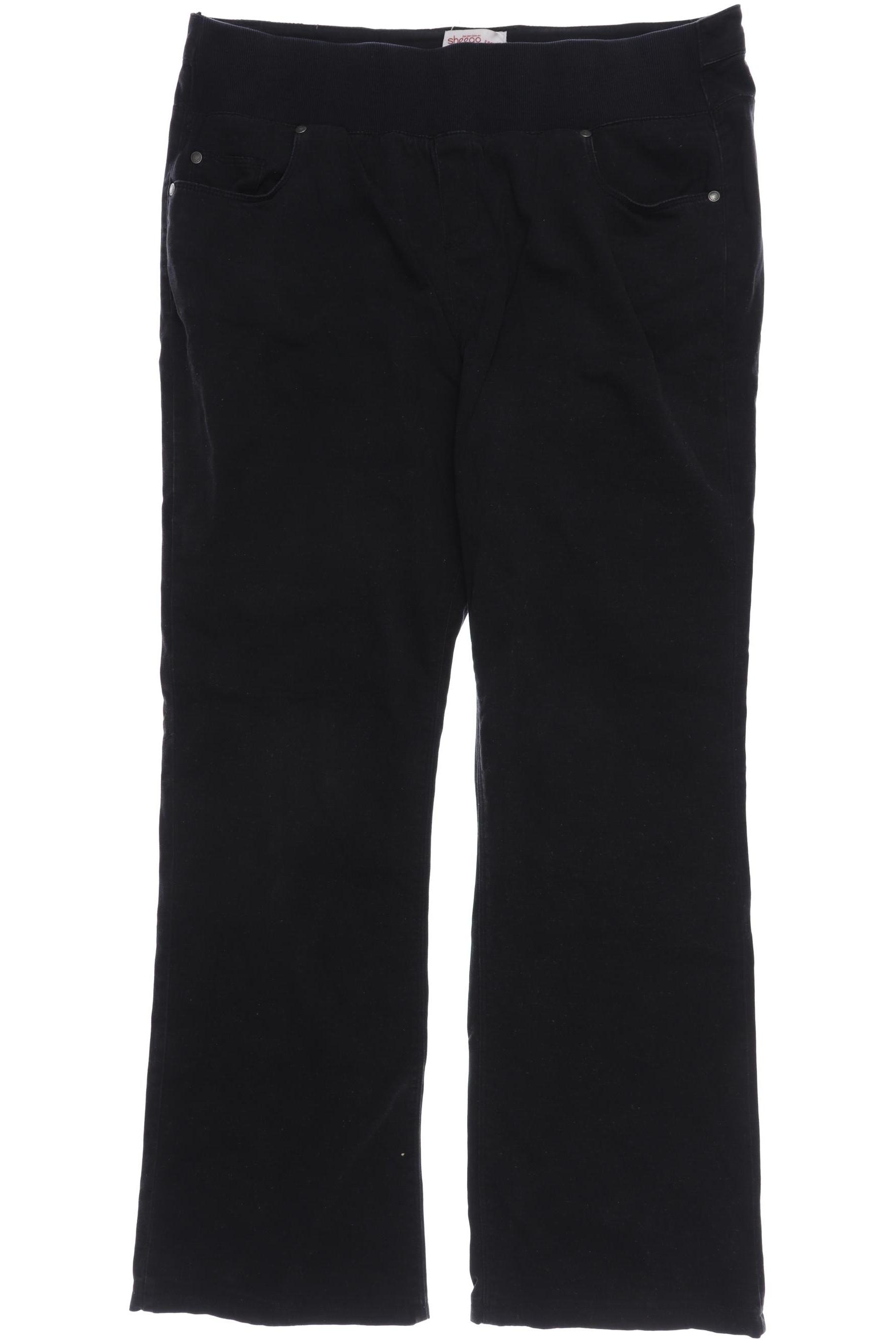 

sheego Damen Stoffhose, schwarz
