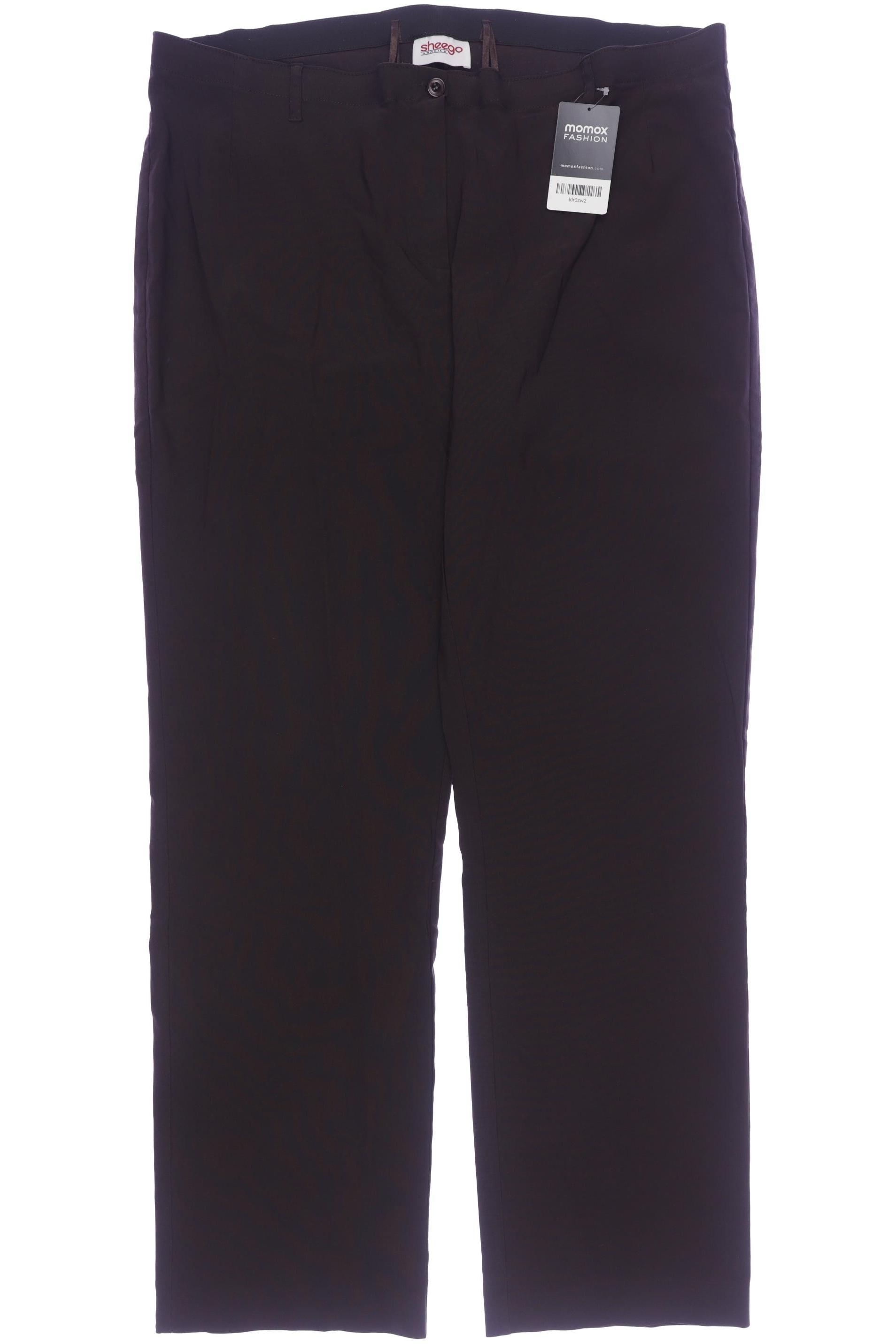 

sheego Damen Stoffhose, braun, Gr. 50