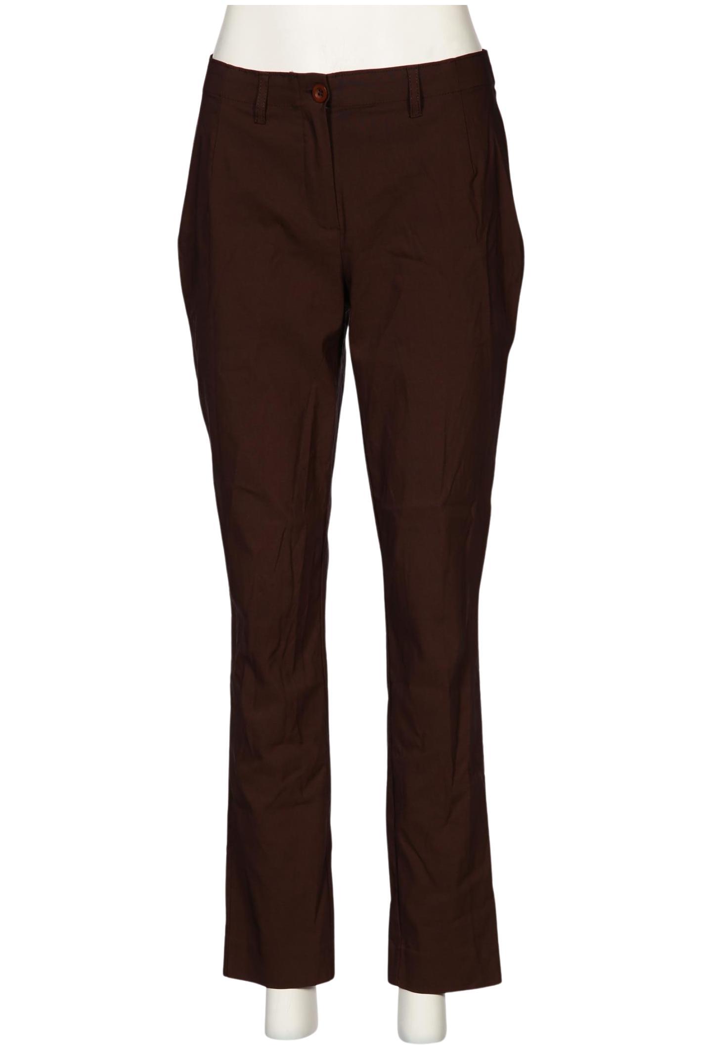 

sheego Damen Stoffhose, braun, Gr. 42