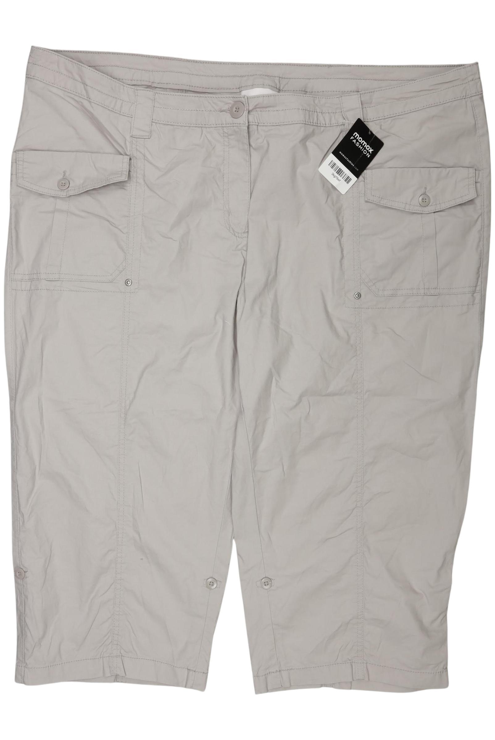 

sheego Damen Stoffhose, grau, Gr. 54