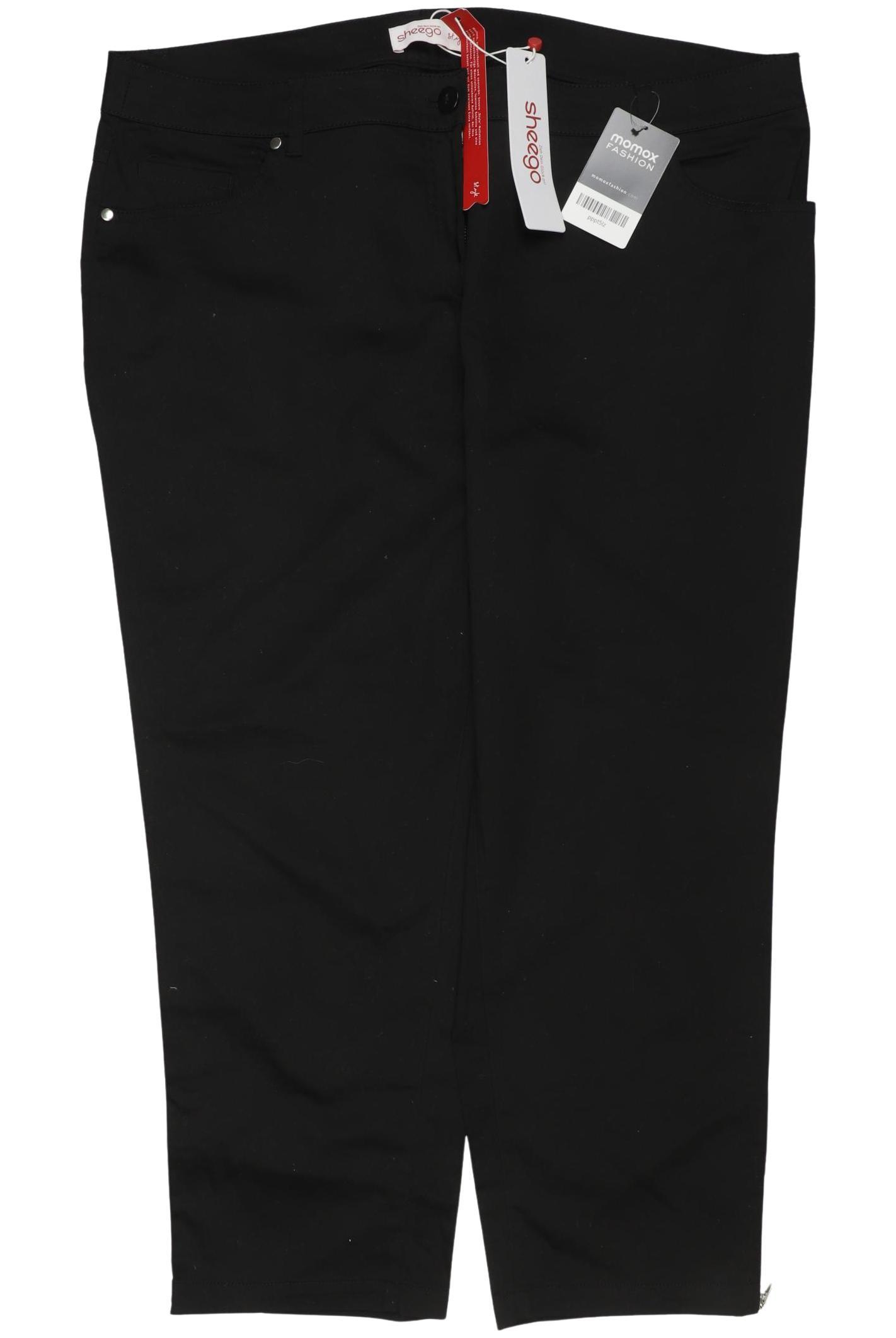 

sheego Damen Stoffhose, schwarz, Gr. 37