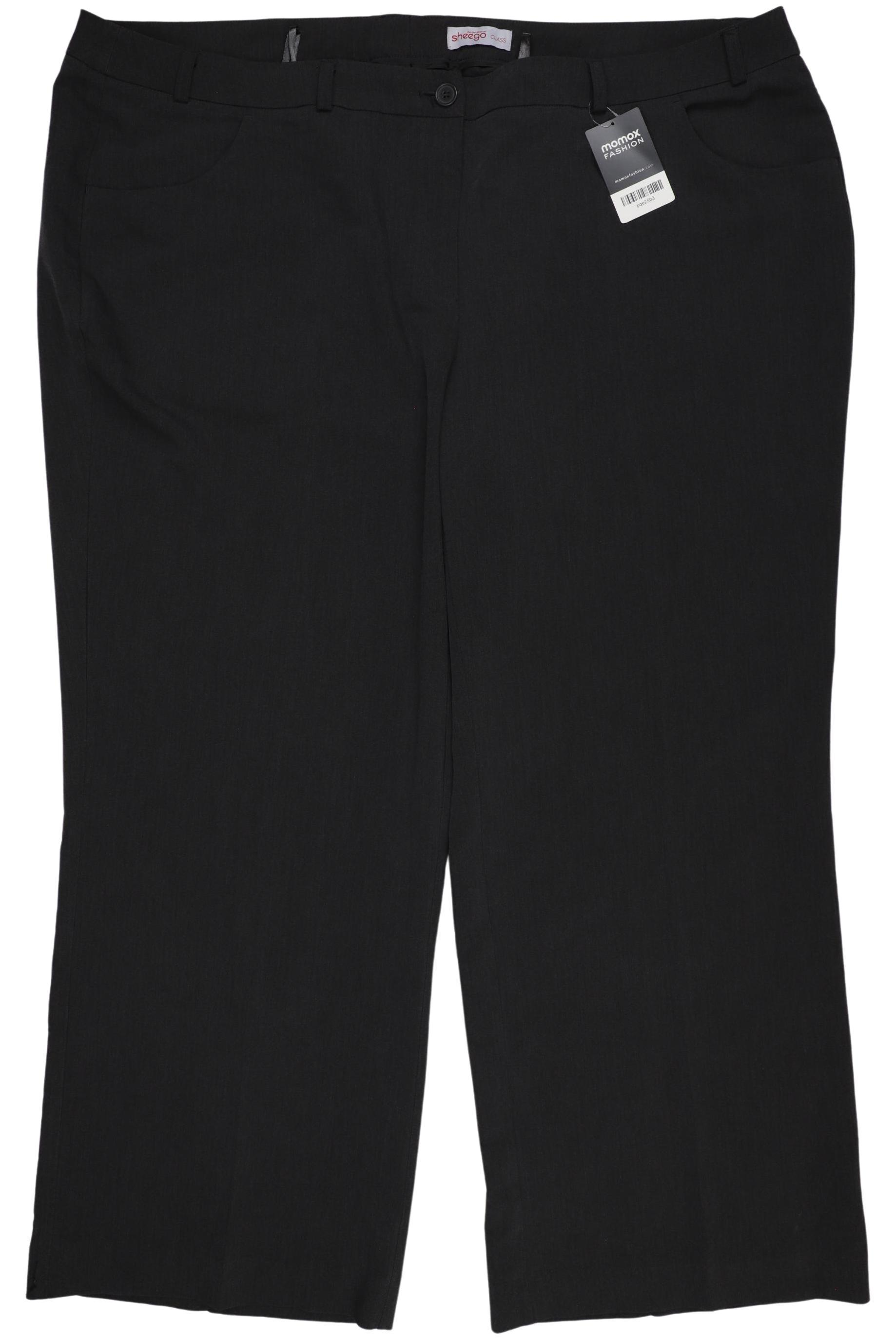

sheego Damen Stoffhose, grau, Gr. 56