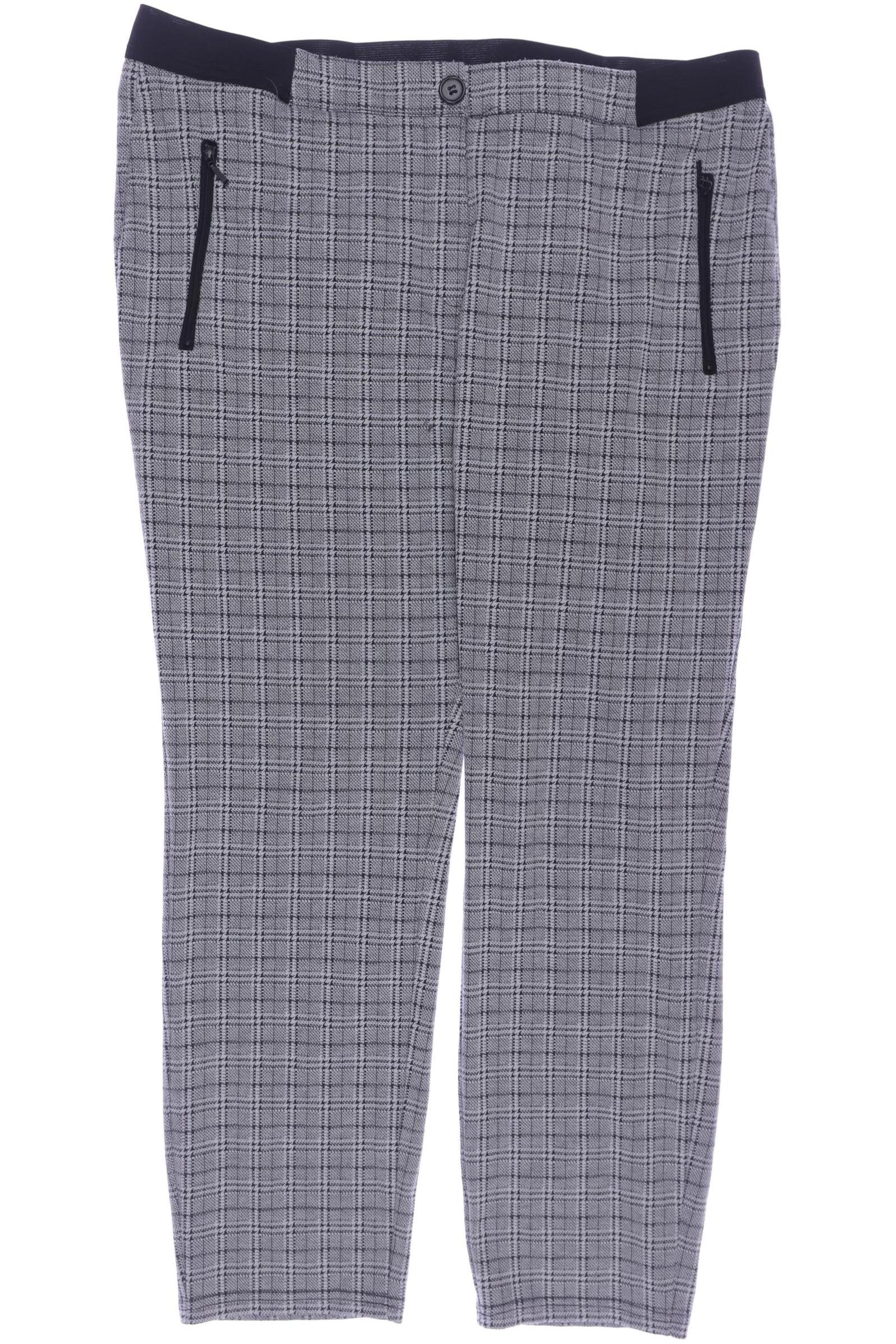 

sheego Damen Stoffhose, grau, Gr. 48