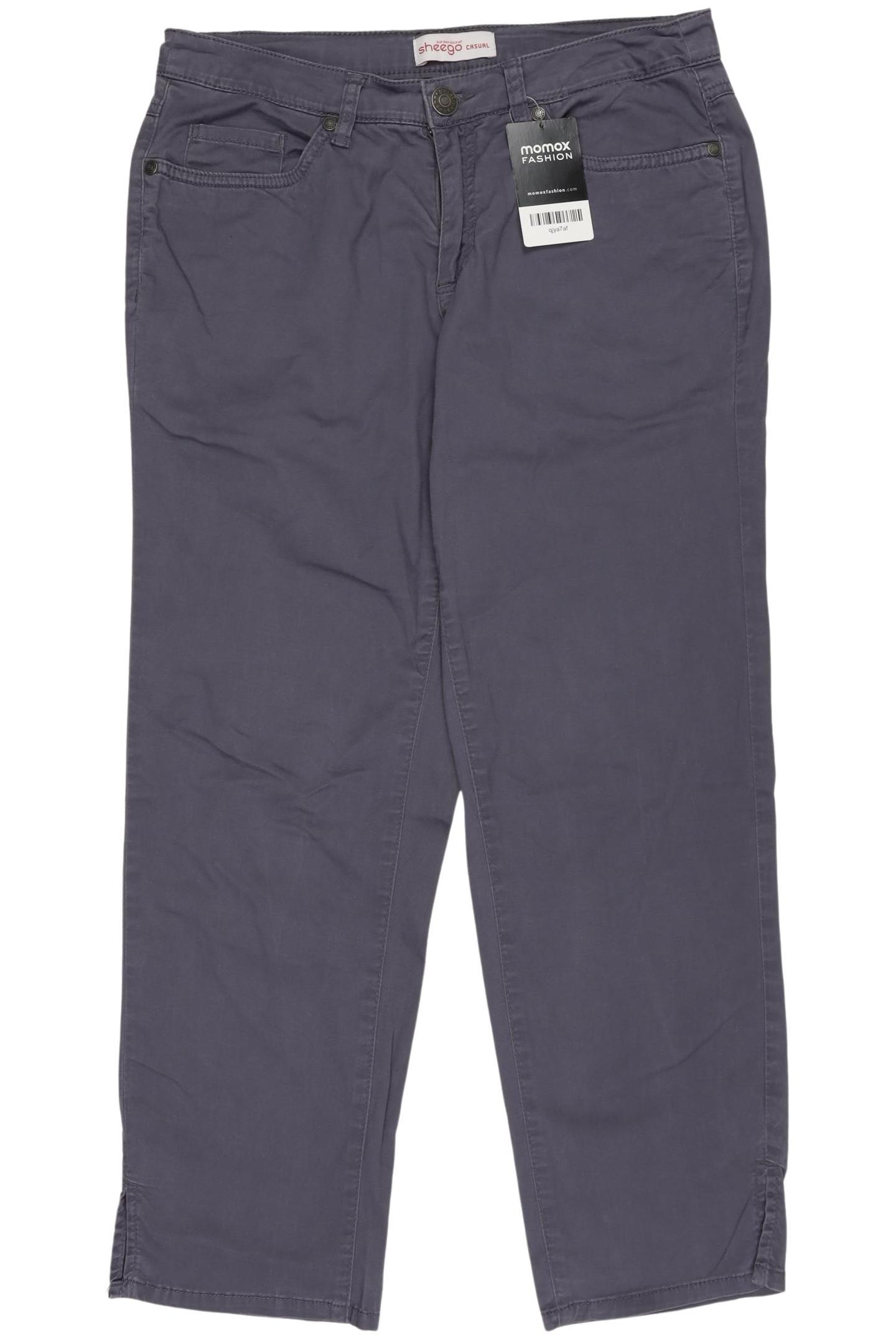 

sheego Damen Stoffhose, flieder, Gr. 40