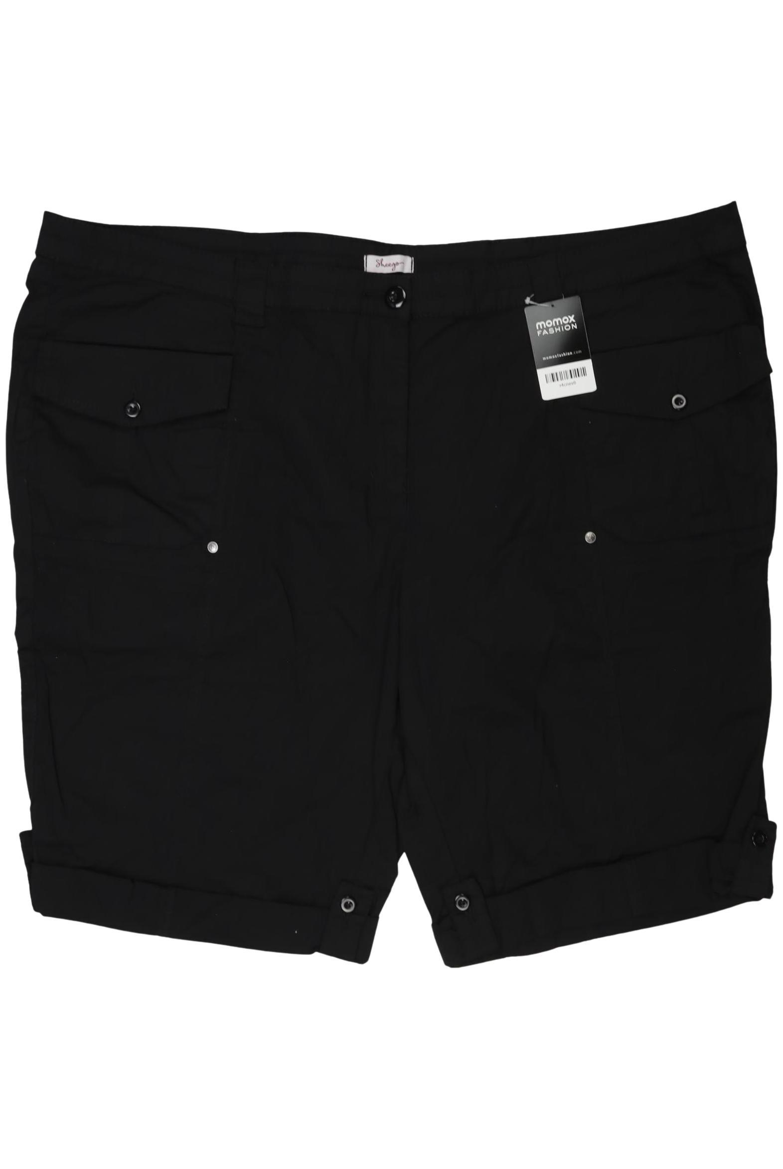 

sheego Damen Stoffhose, schwarz, Gr. 58