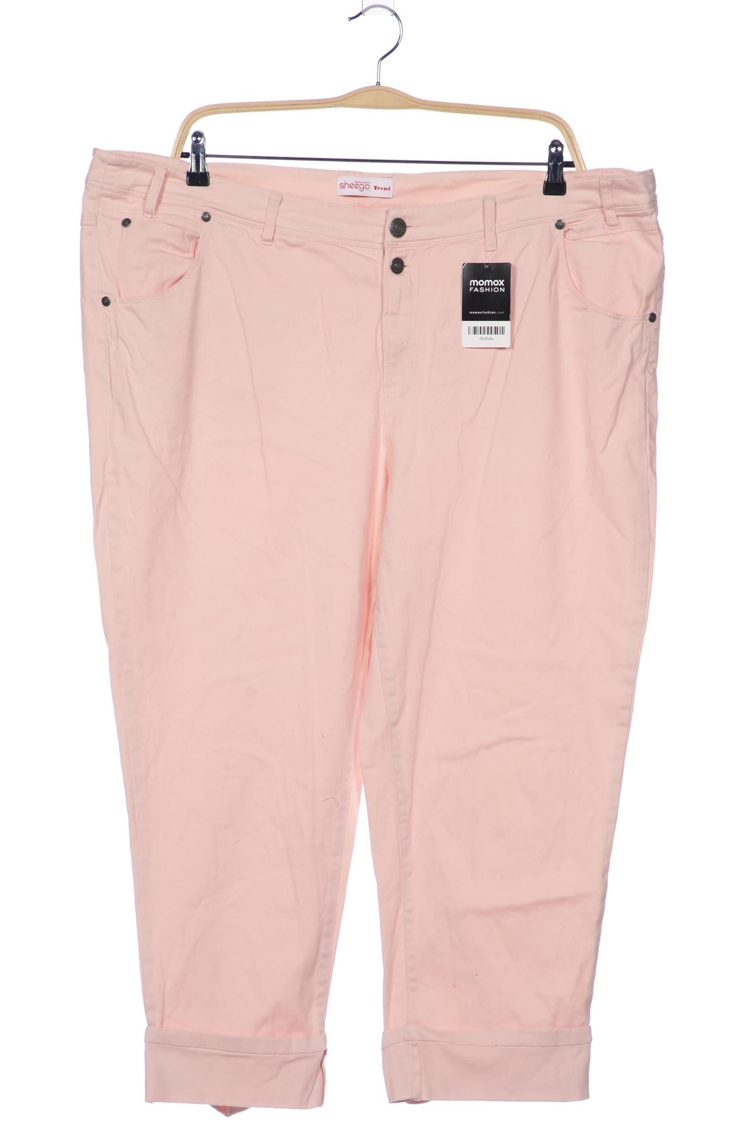 

sheego Damen Stoffhose, pink, Gr. 52