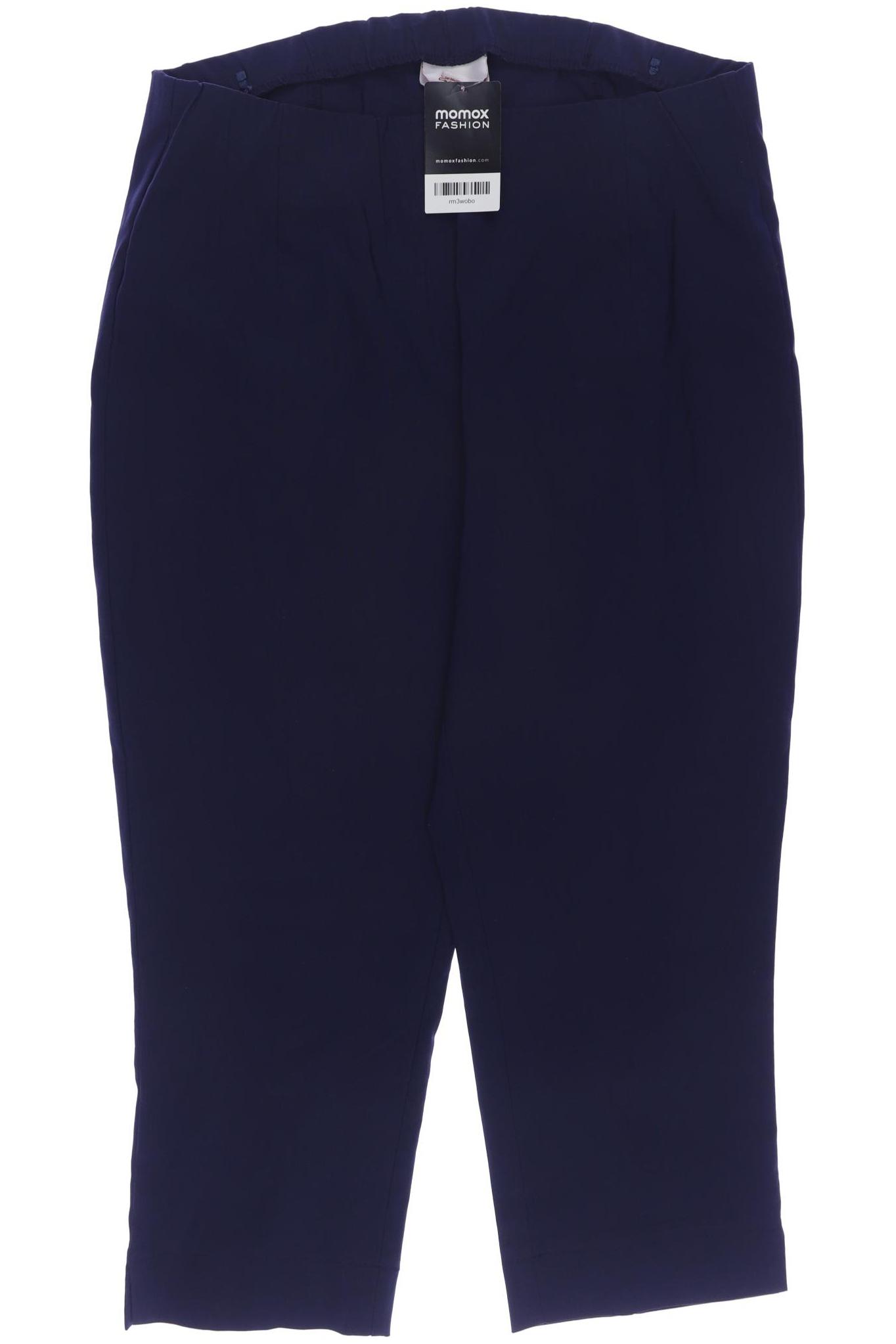 

sheego Damen Stoffhose, marineblau, Gr. 44