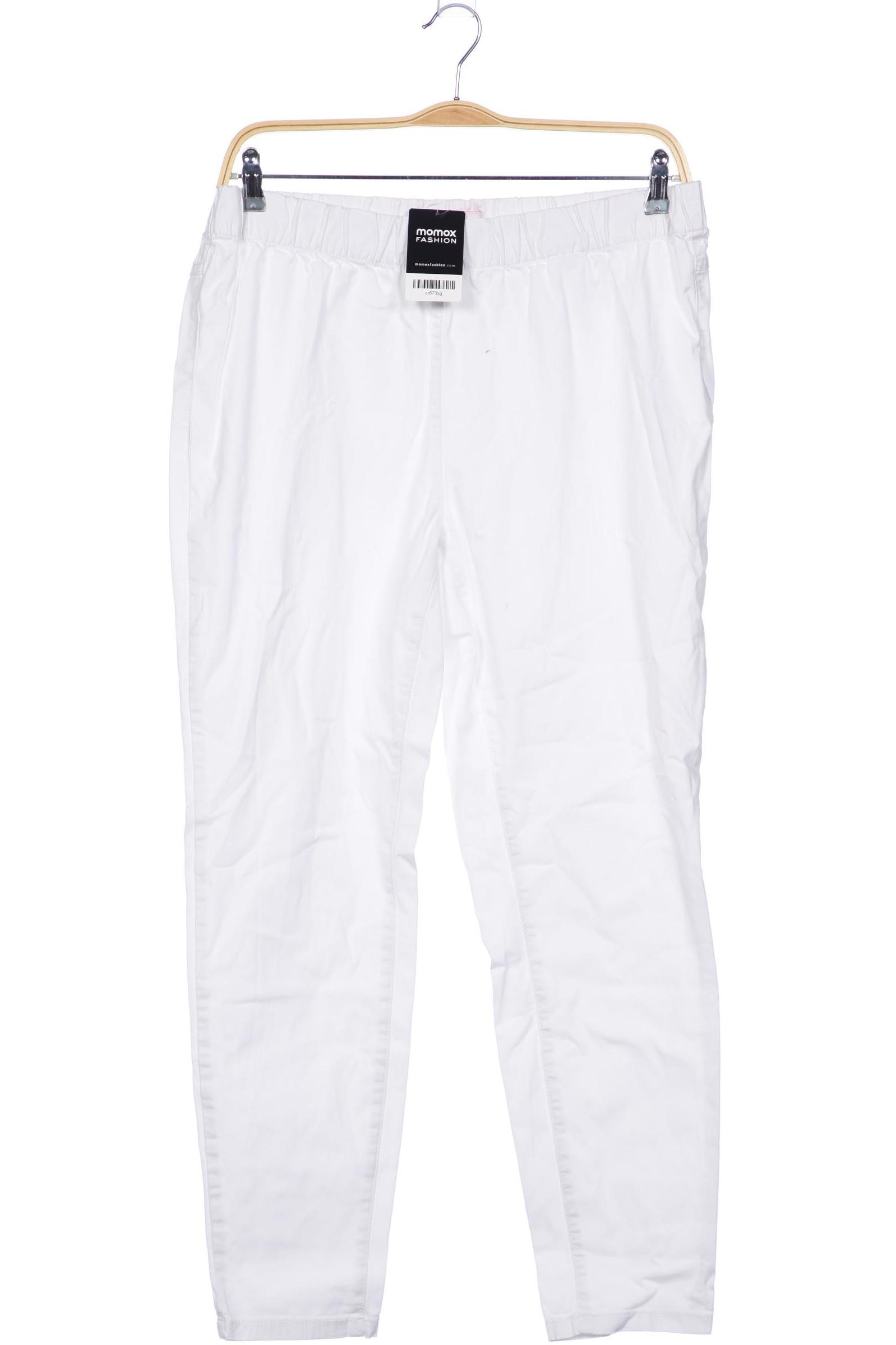 

sheego Damen Stoffhose, weiß, Gr. 50