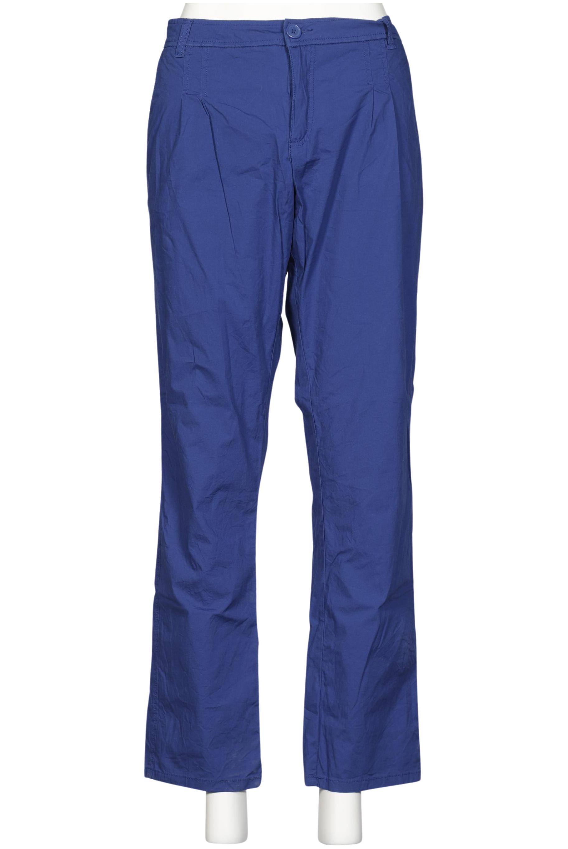 

sheego Damen Stoffhose, blau, Gr. 48