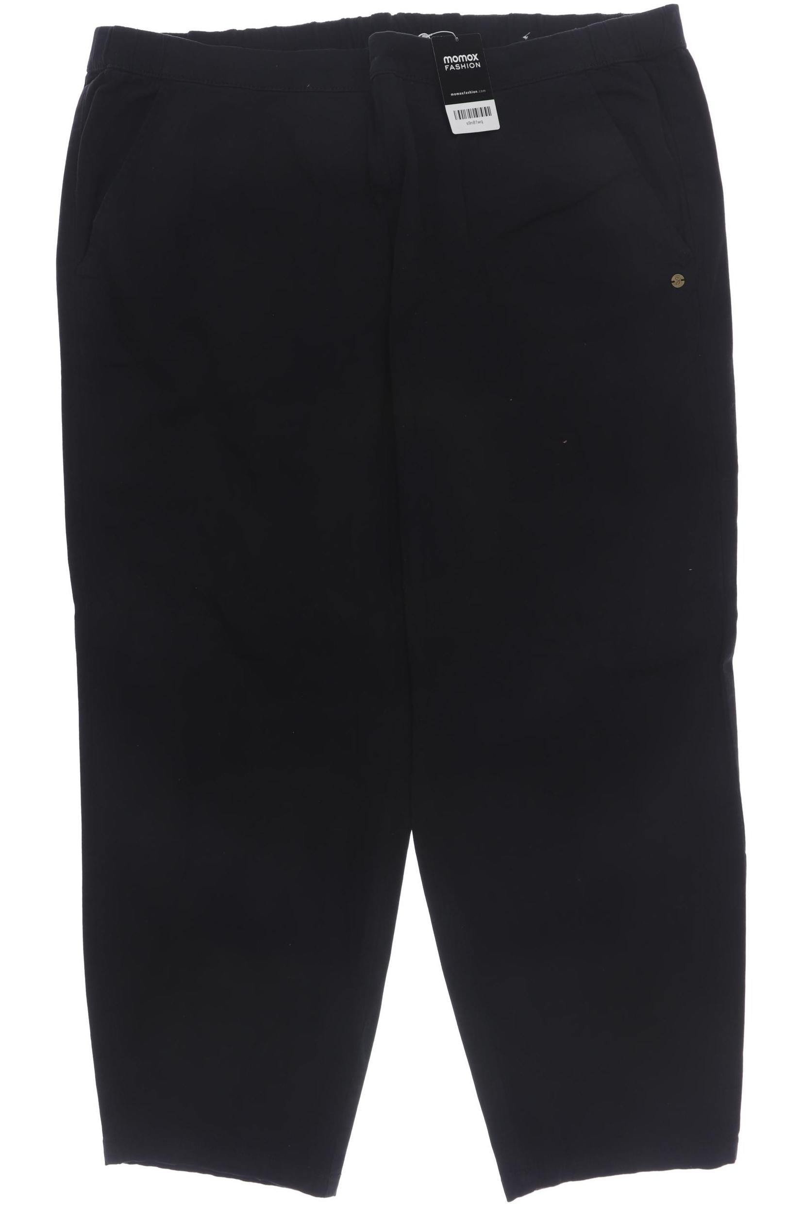 

sheego Damen Stoffhose, schwarz, Gr. 54