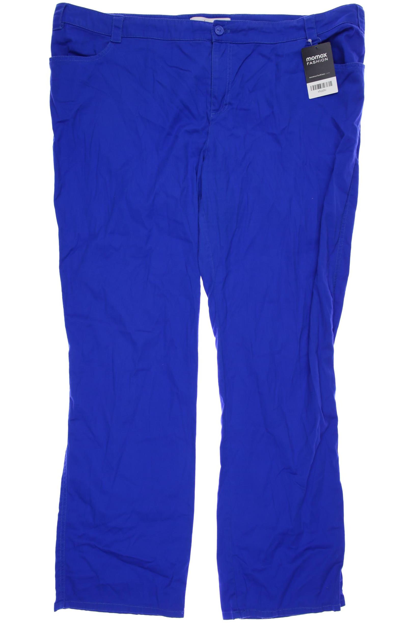 

sheego Damen Stoffhose, blau