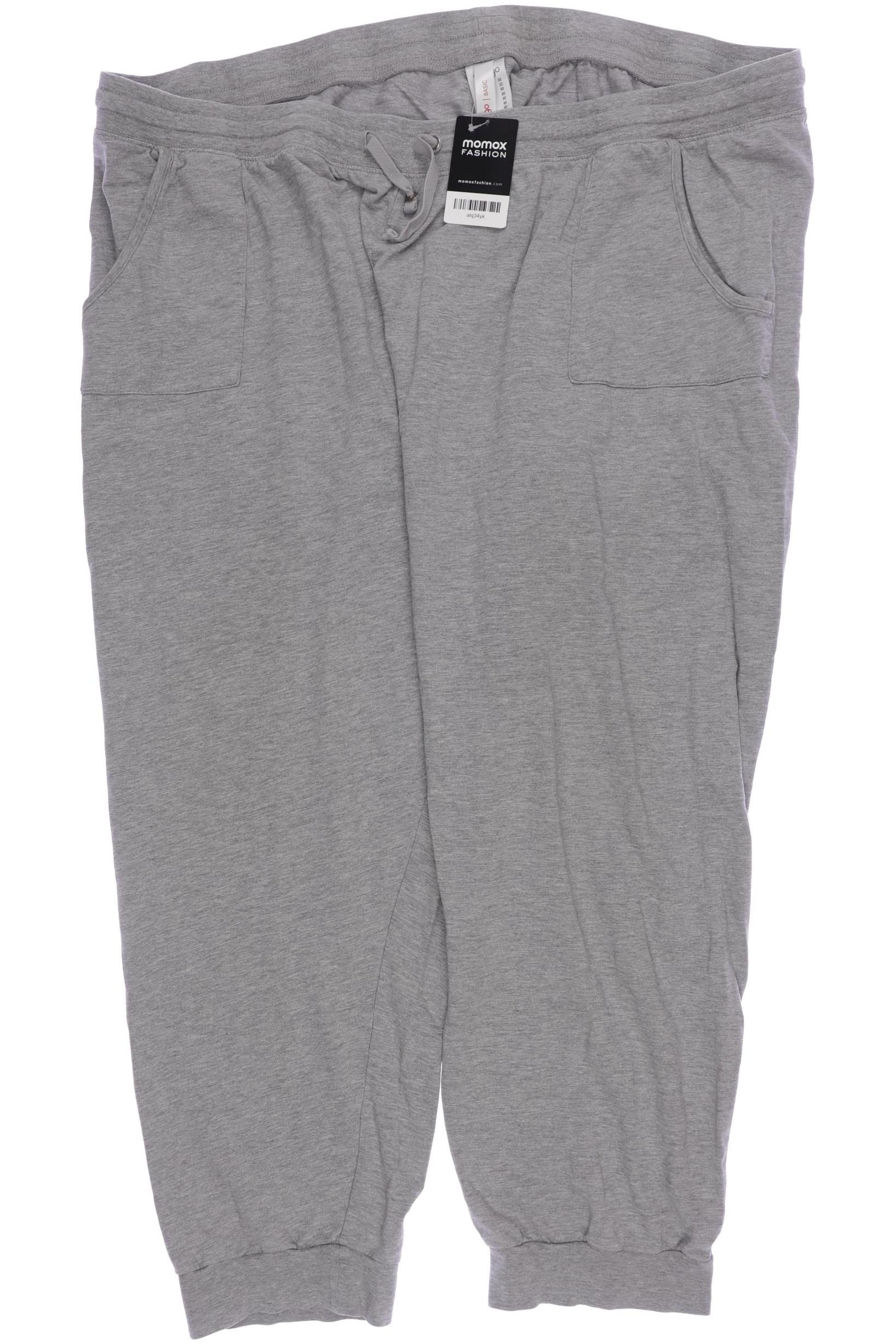 

sheego Damen Stoffhose, grau, Gr. 58