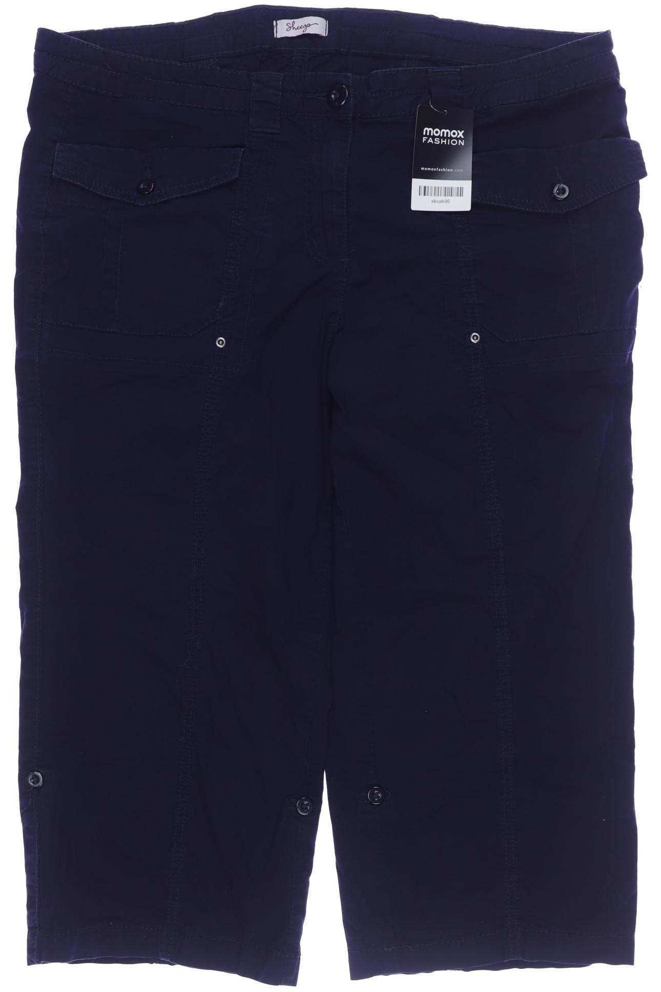 

sheego Damen Stoffhose, marineblau, Gr. 39