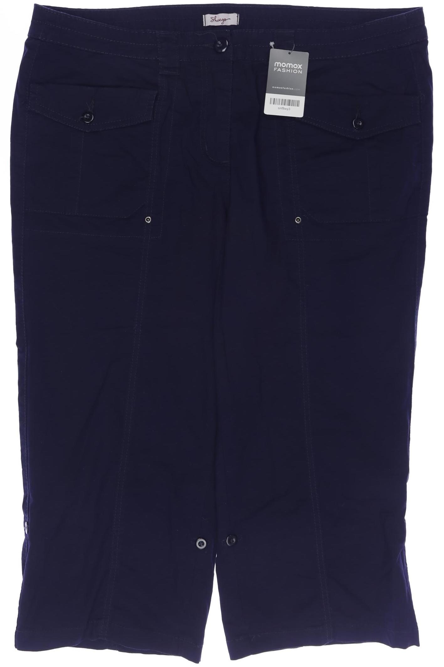 

sheego Damen Stoffhose, marineblau, Gr. 48