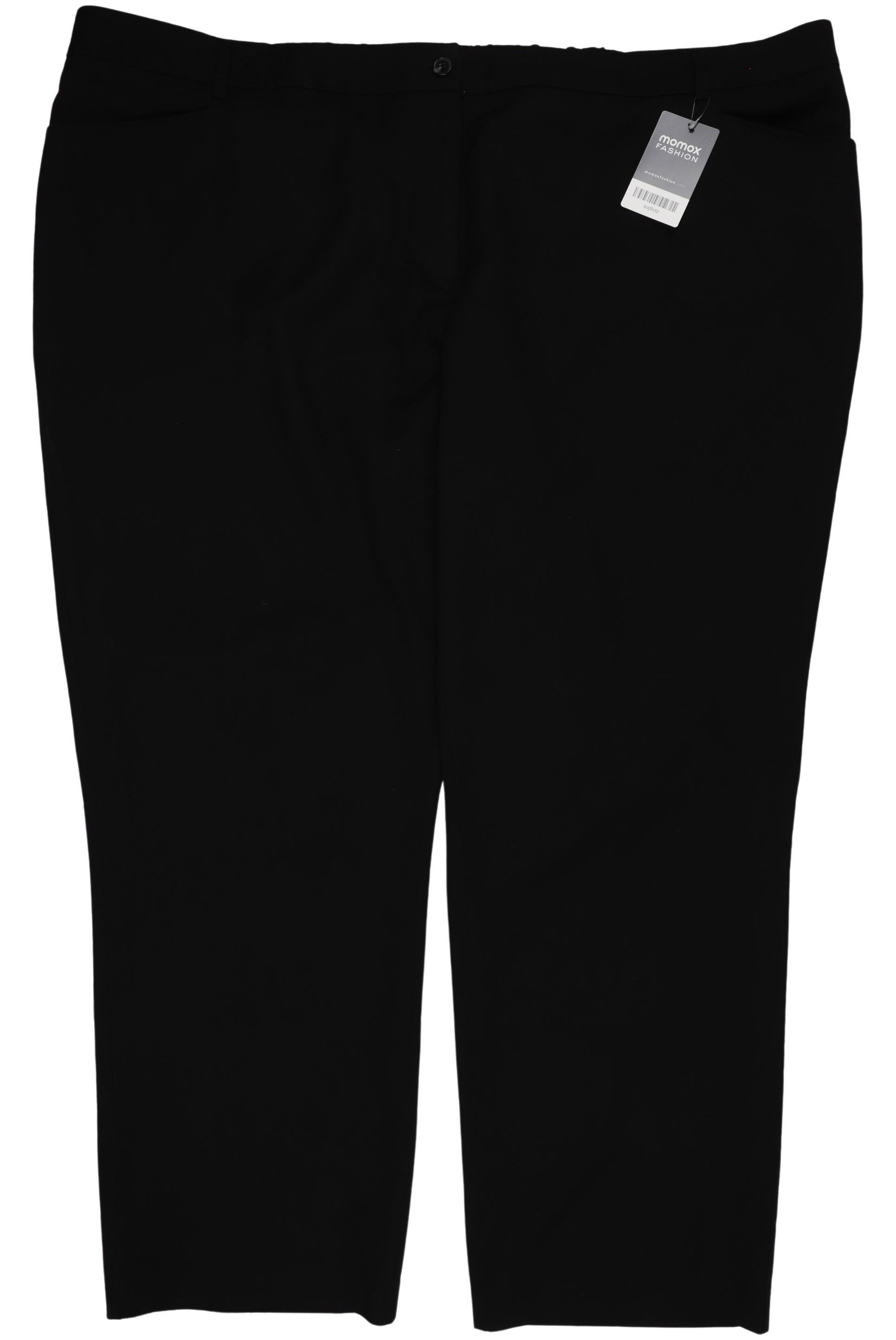 

sheego Damen Stoffhose, schwarz, Gr. 56