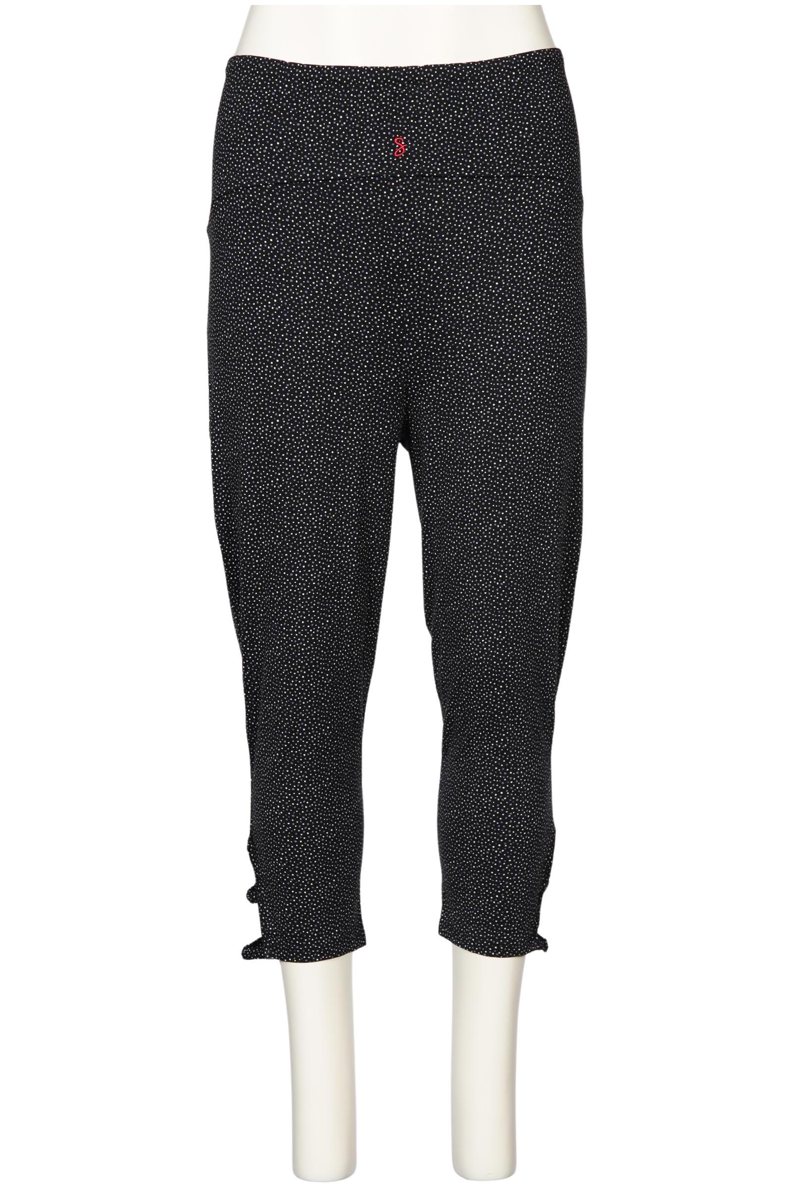

sheego Damen Stoffhose, schwarz, Gr. 46