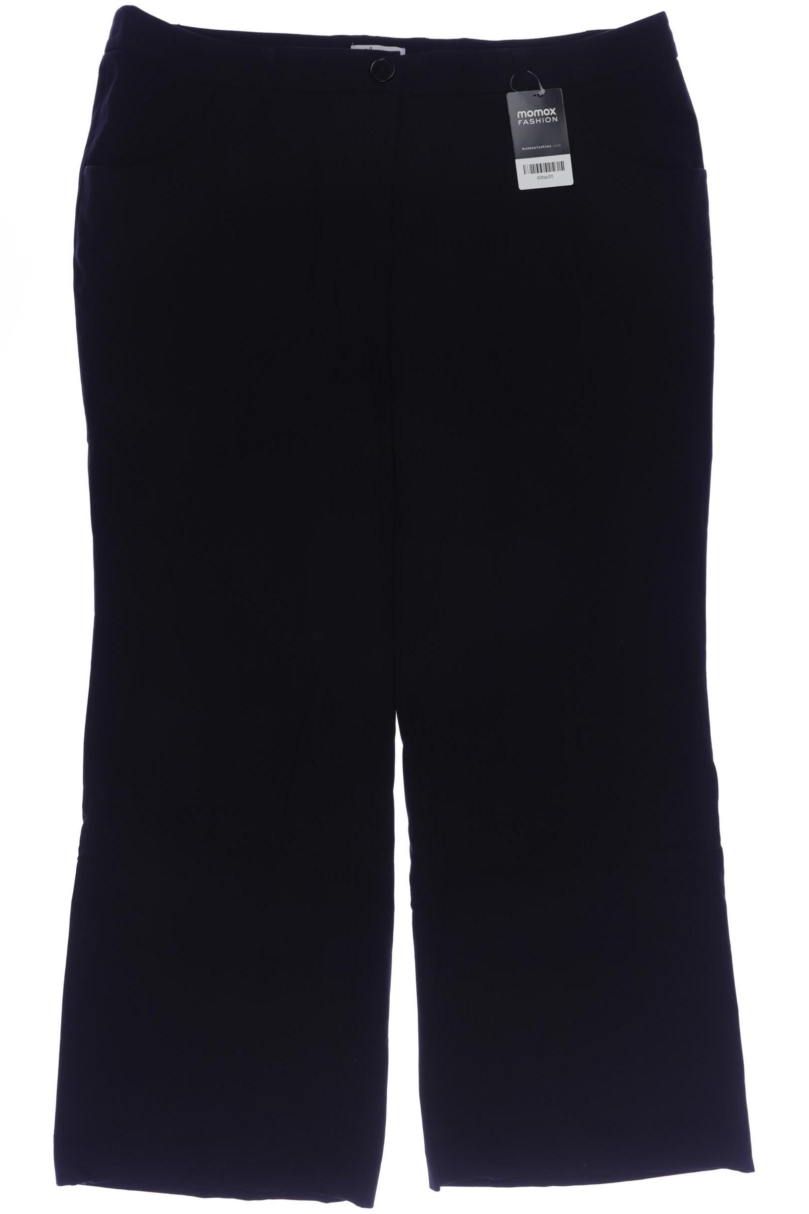 

sheego Damen Stoffhose, schwarz, Gr. 24