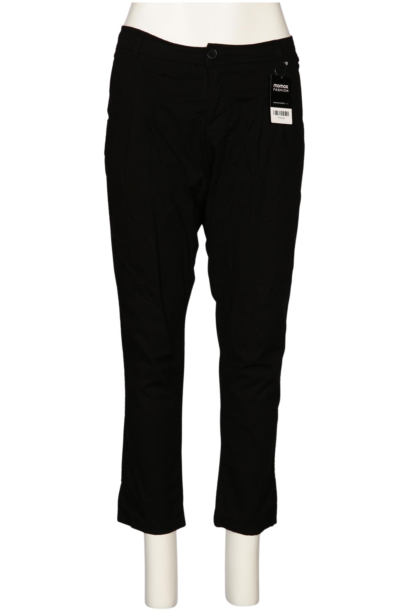 

sheego Damen Stoffhose, schwarz, Gr. 22