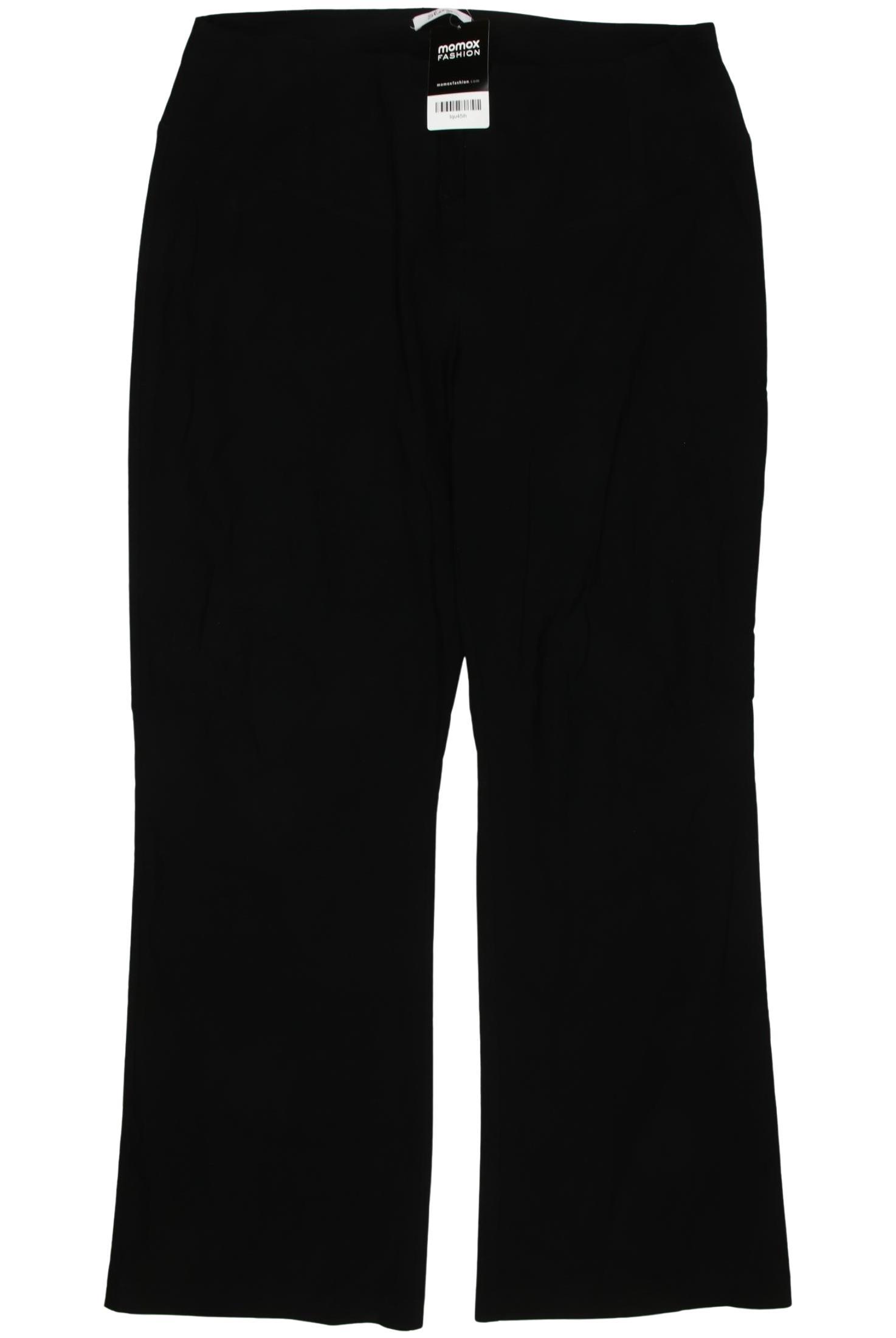 

sheego Damen Stoffhose, schwarz, Gr. 50