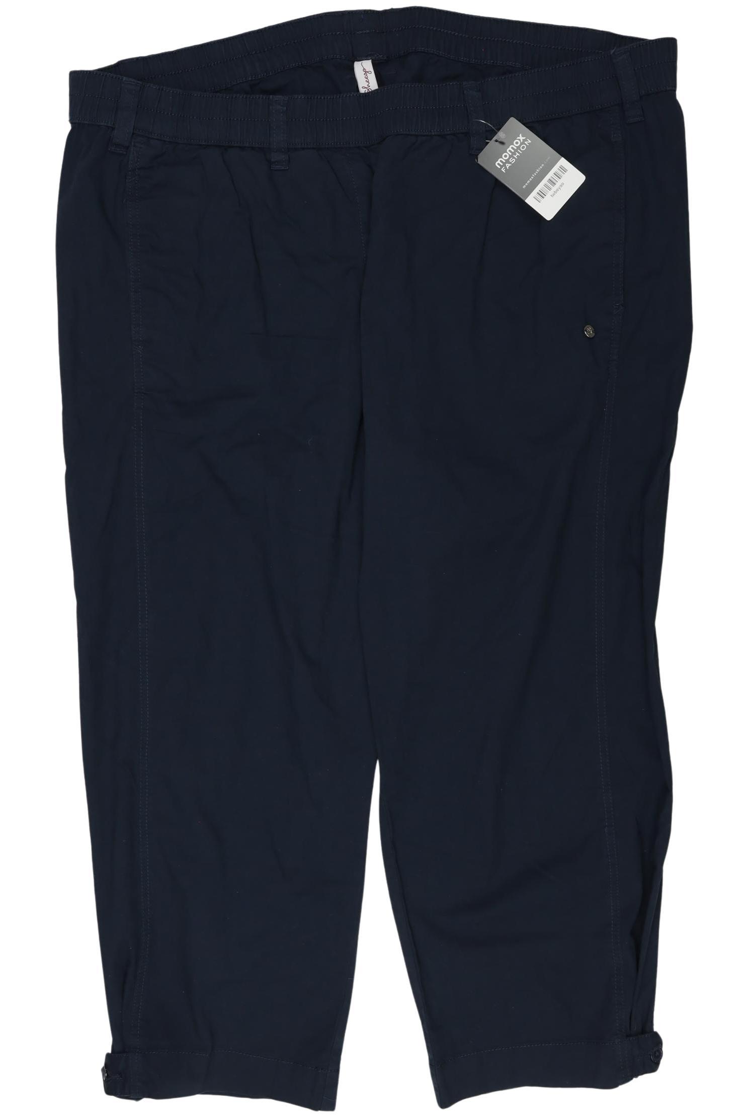 

sheego Damen Stoffhose, marineblau, Gr. 52