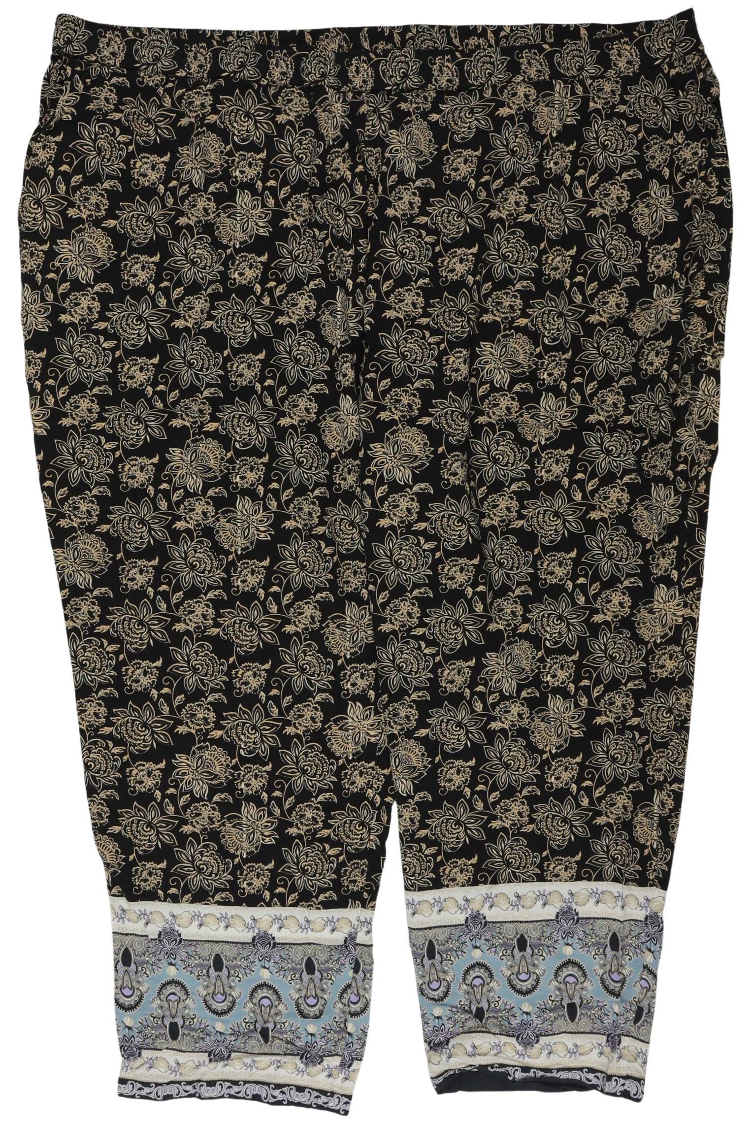 

sheego Damen Stoffhose, mehrfarbig, Gr. 58