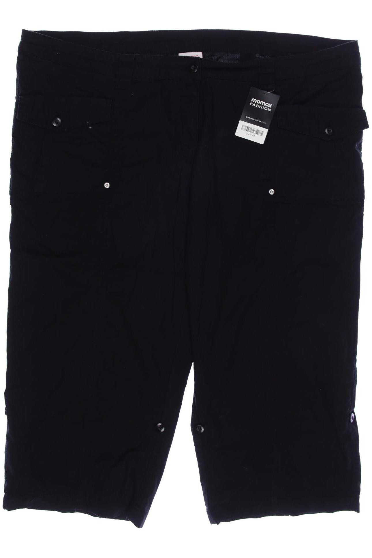 

sheego Damen Stoffhose, schwarz, Gr. 52