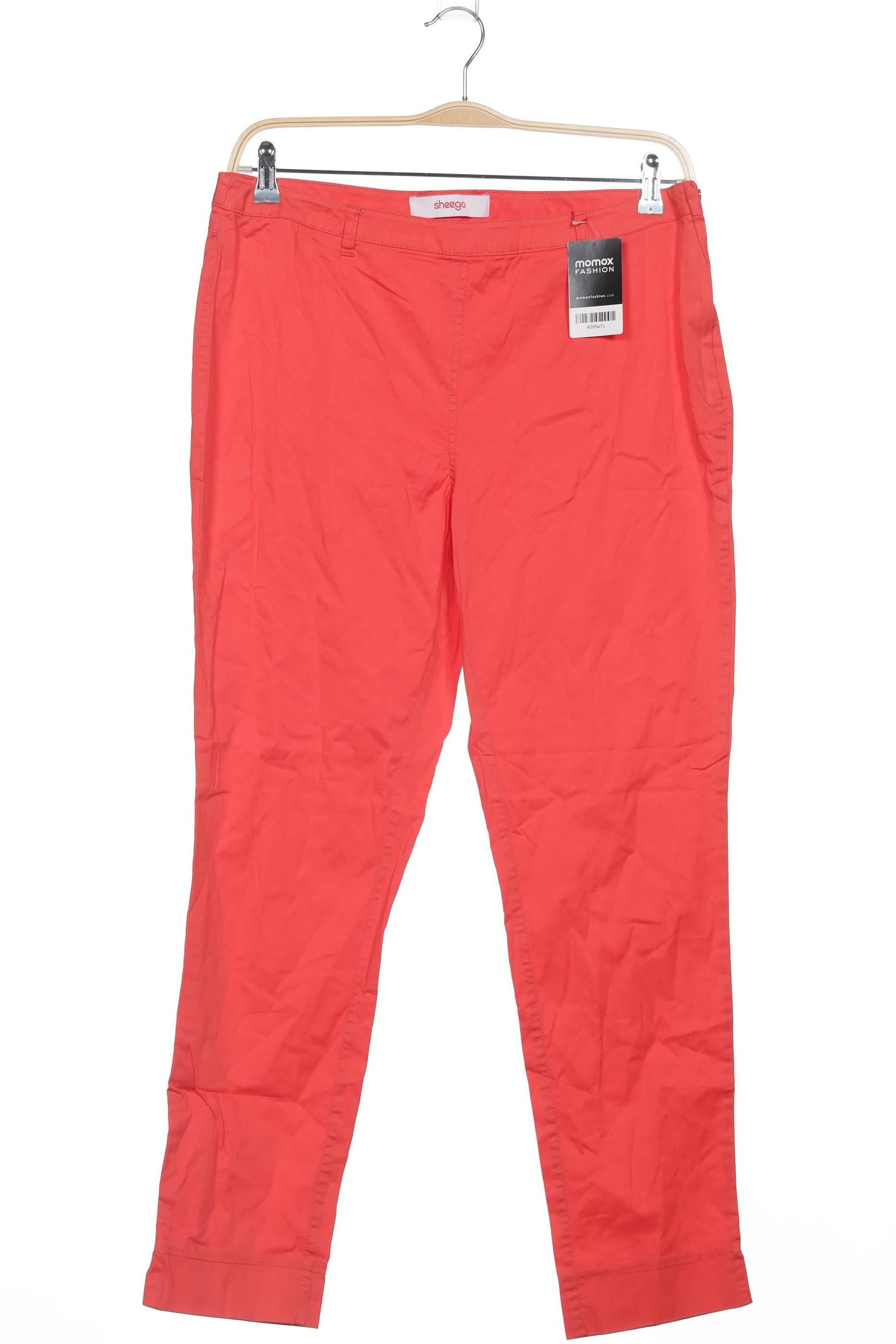 

sheego Damen Stoffhose, rot, Gr. 88