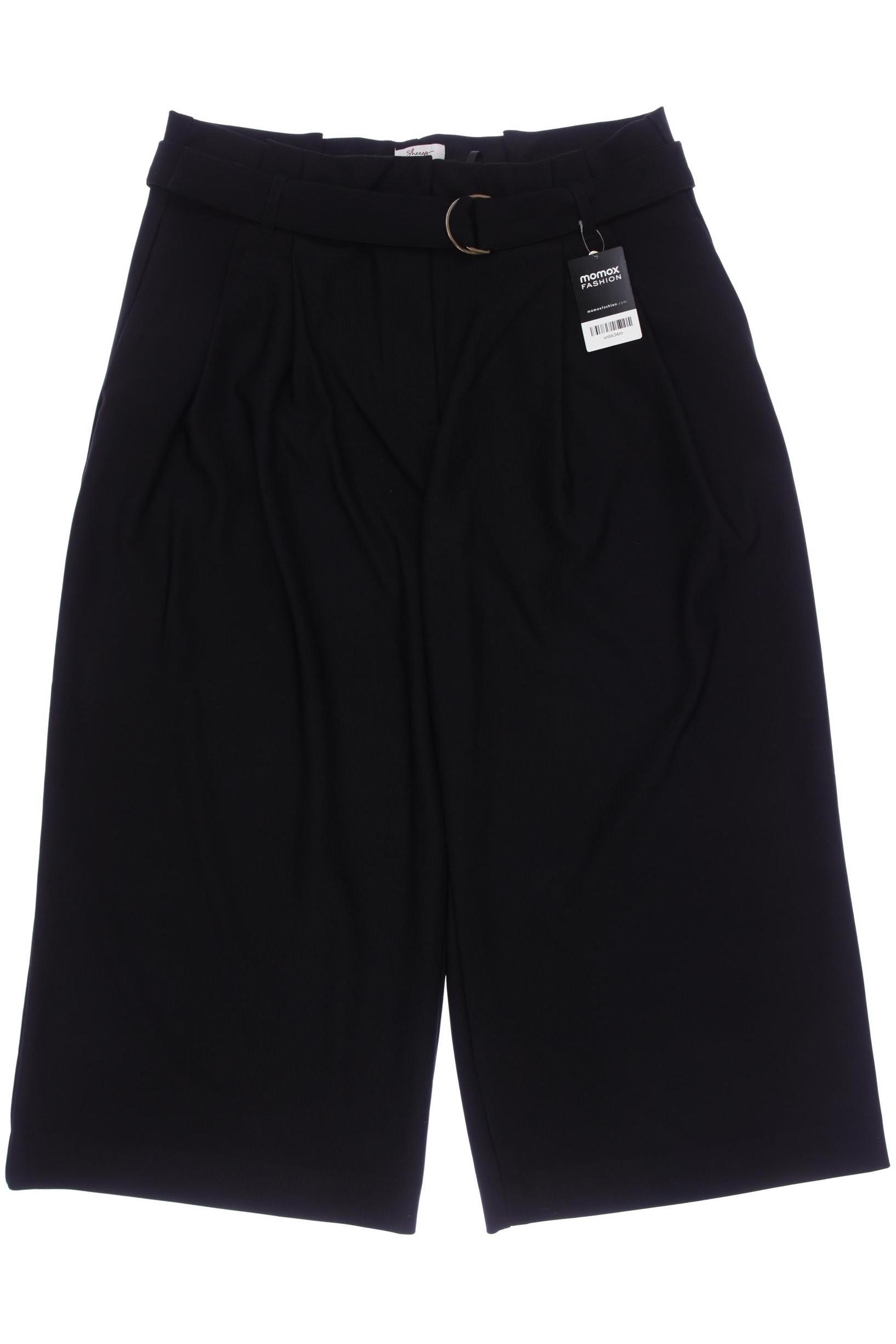 

sheego Damen Stoffhose, schwarz, Gr. 48