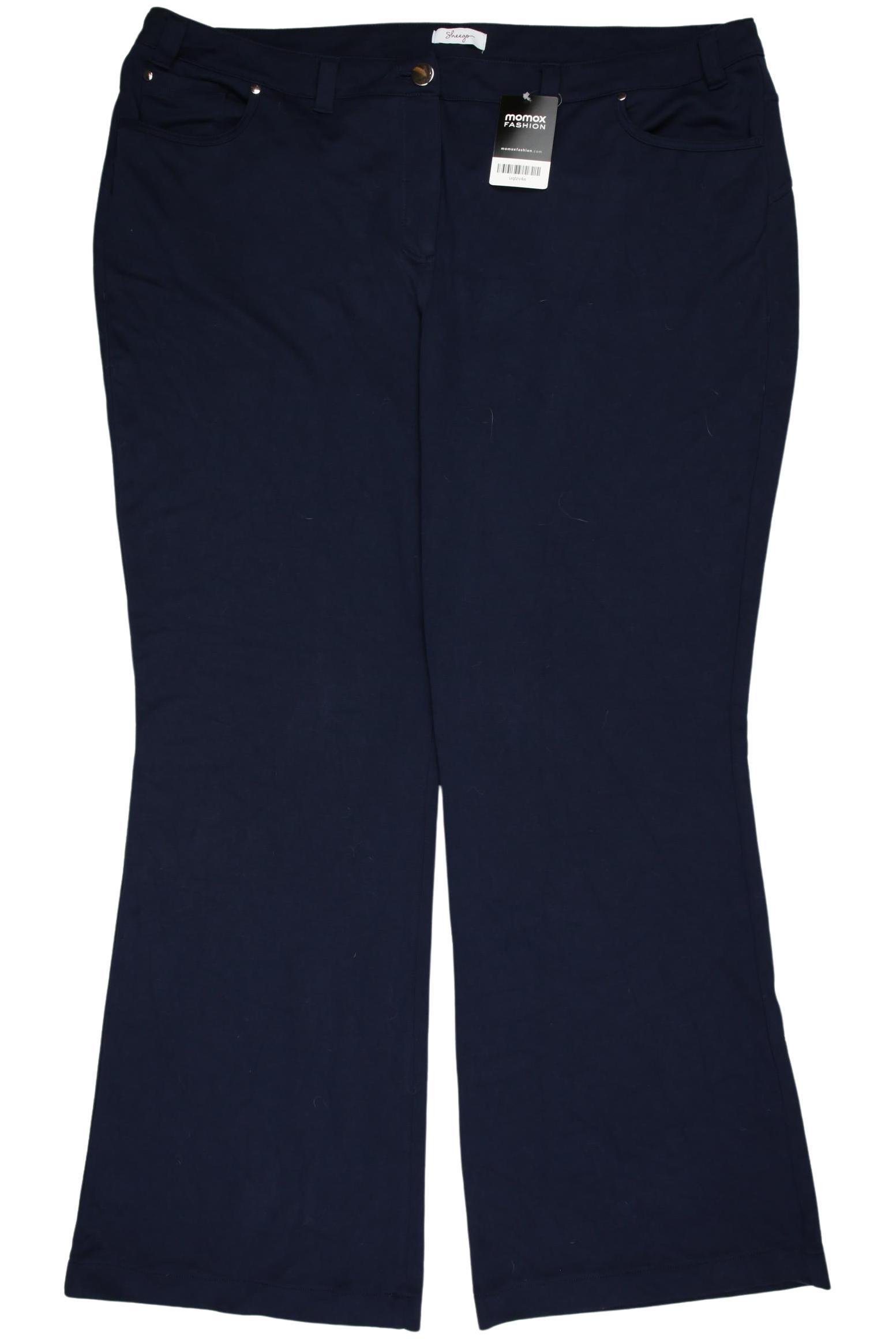 

sheego Damen Stoffhose, marineblau, Gr. 52