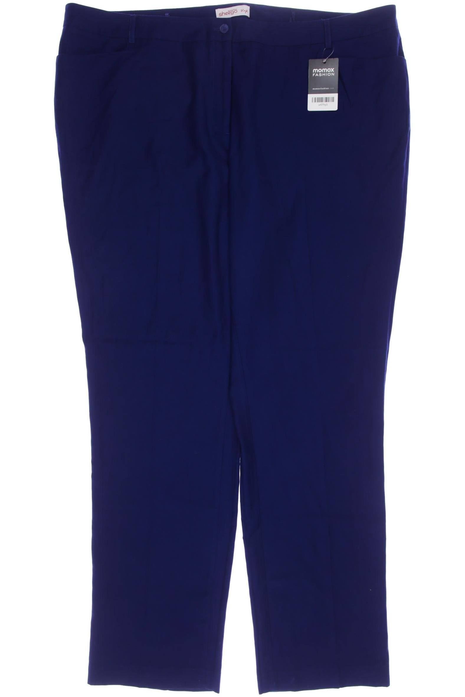 

sheego Damen Stoffhose, blau, Gr. 104